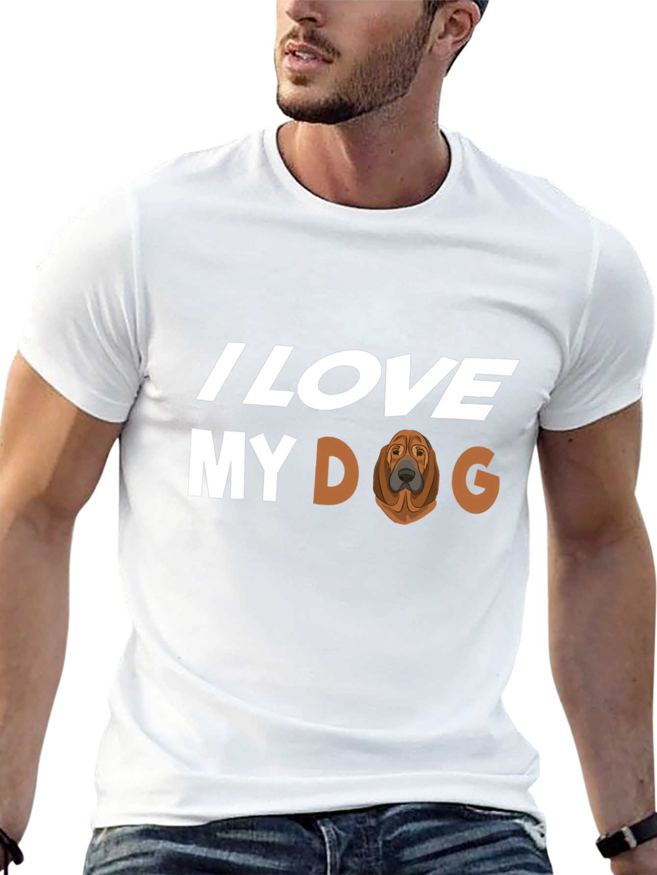 I Love My Dog T-Shirt Dog Breed Tee