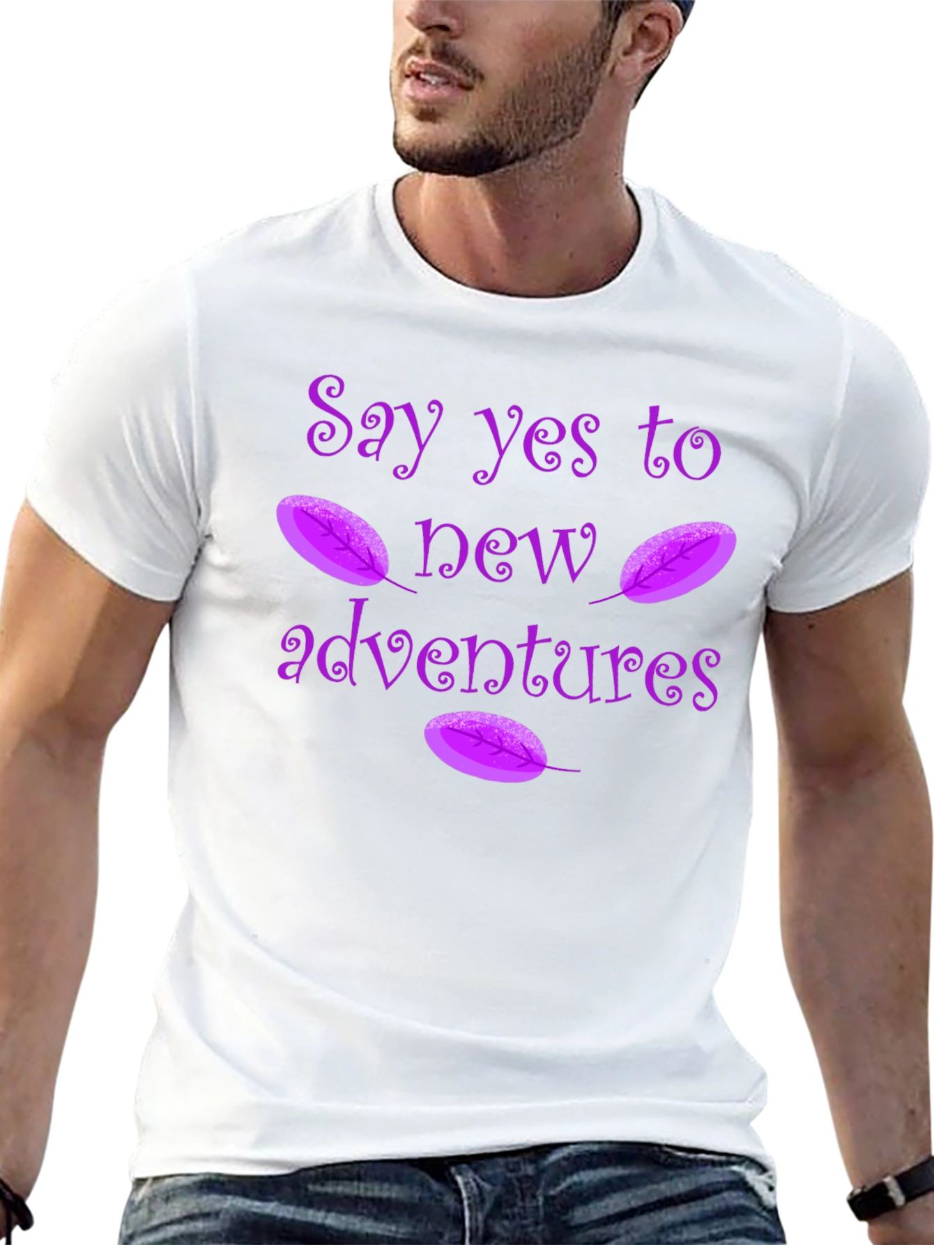 Say Yes To New Adventures Graphic T-Shirt