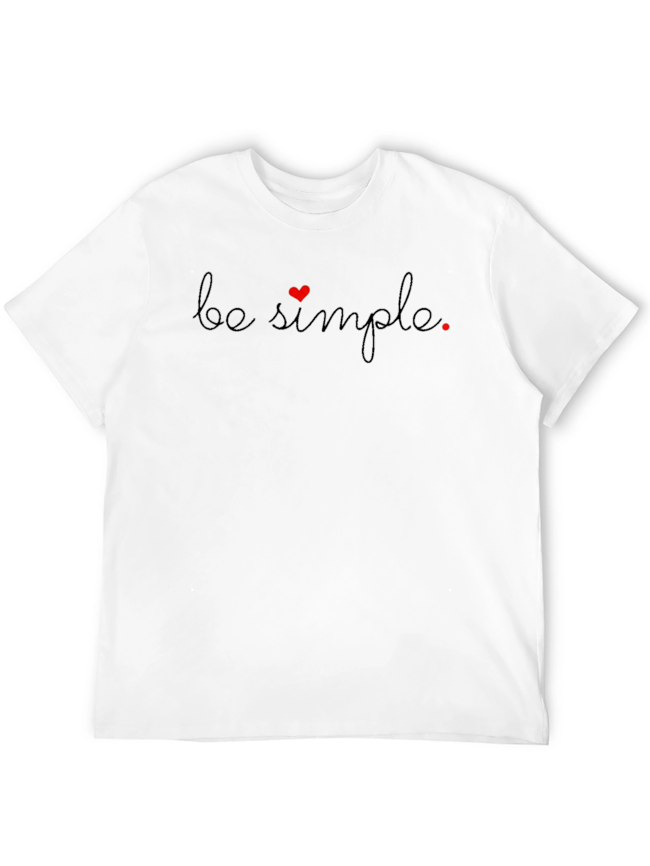 Be Simple Black T-Shirt