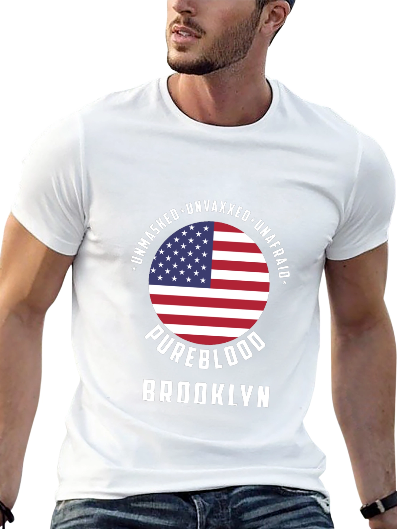 Pureblood Brooklyn T-Shirt - Unmasked Unvaxxed Unafraid
