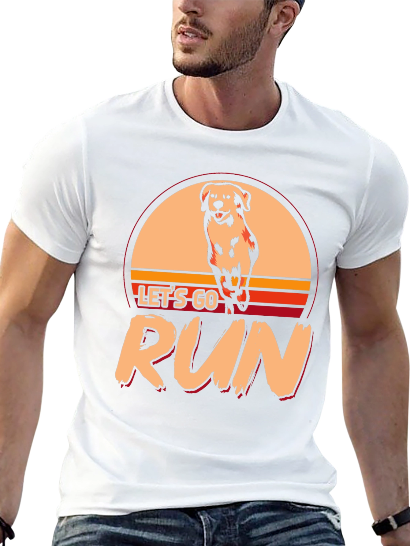 Lets Go Run Dog T-Shirt