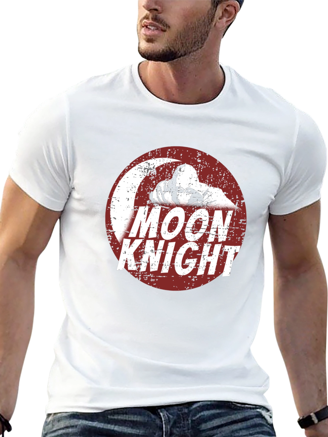 Moon Knight Graphic T-Shirt - Black Cotton Tee