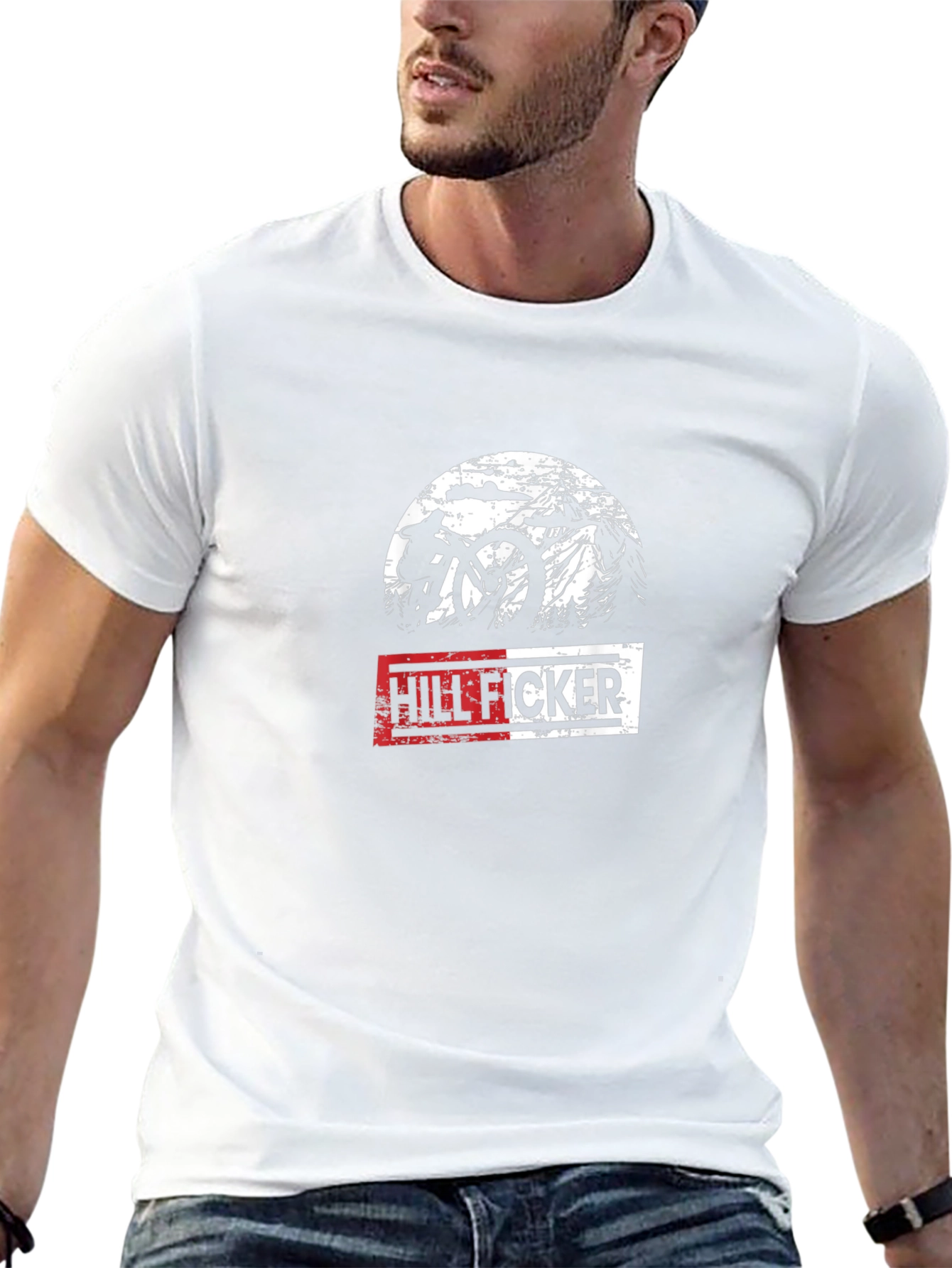 Hill Ficker Mountain Biker T-Shirt