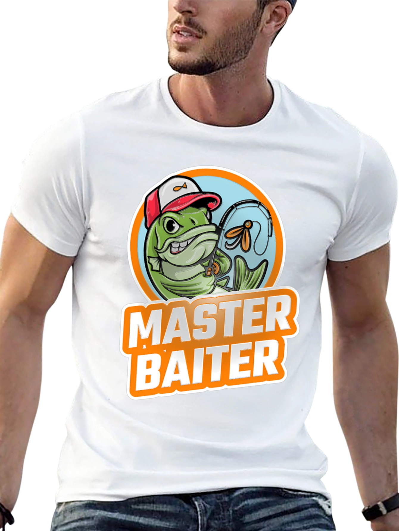 Master Baiter Fishing T-Shirt - Funny Angler Tee