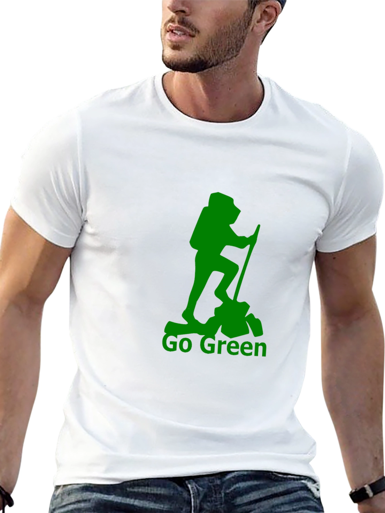 Go Green Hiking T-Shirt - Black