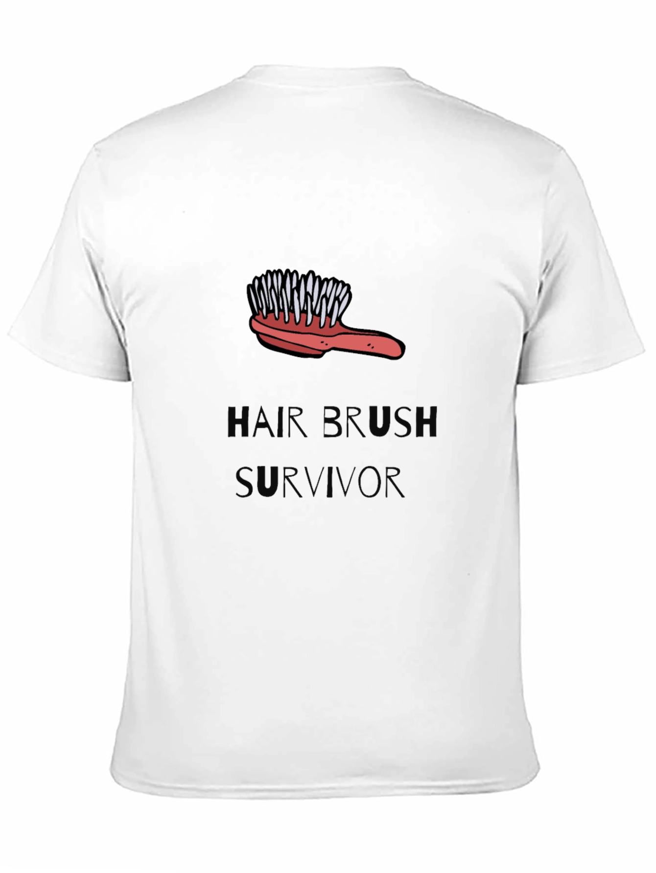 Hair Brush Survivor Graphic Tee