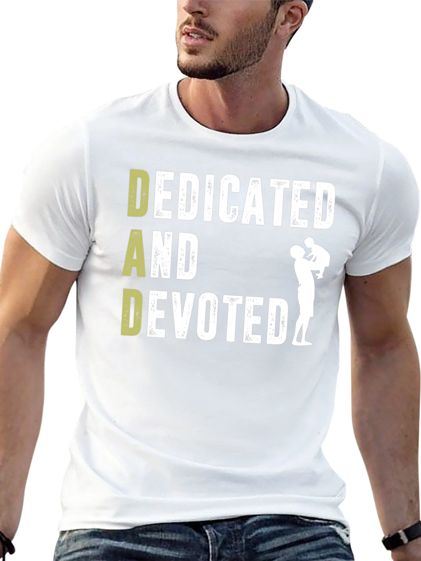 Dedicated Dad T-Shirt - Fathers Day Gift