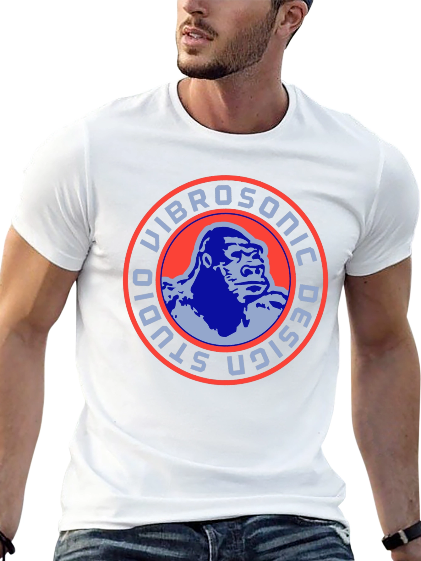 Vibrosonic Studio Design Gorilla Graphic Tee - Black