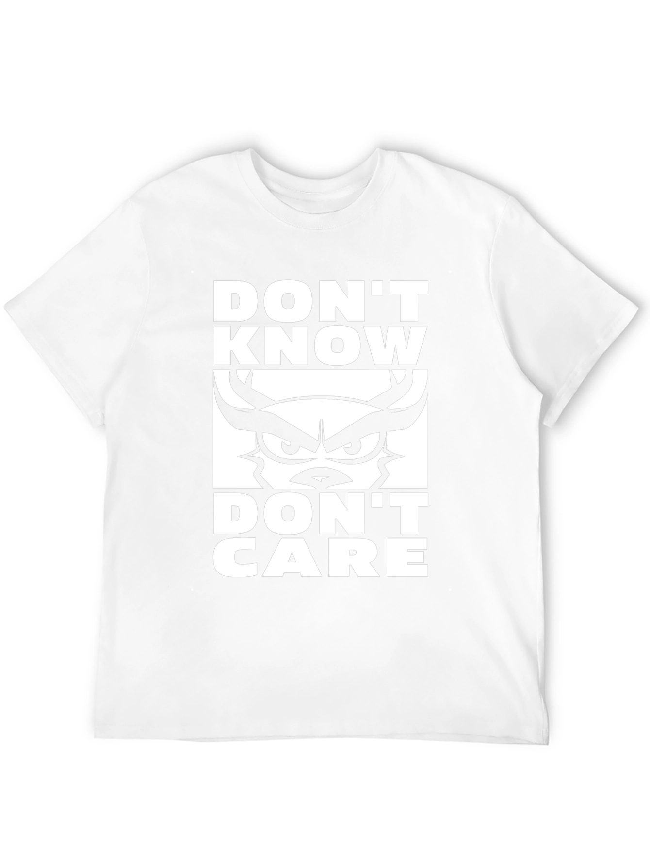 Dont Know Dont Care Graphic Tee - Black