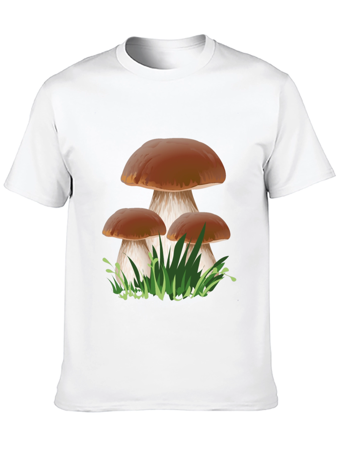 Mushroom Graphic Print Tee - Nature Lovers T-Shirt