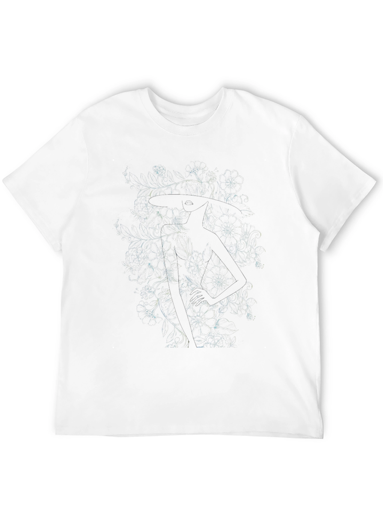 Abstract Neuron Graphic Black T-Shirt