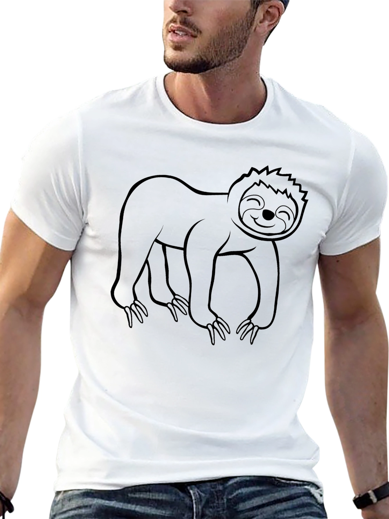 Sloth Graphic Tee - Comfort Fit Casual Wear