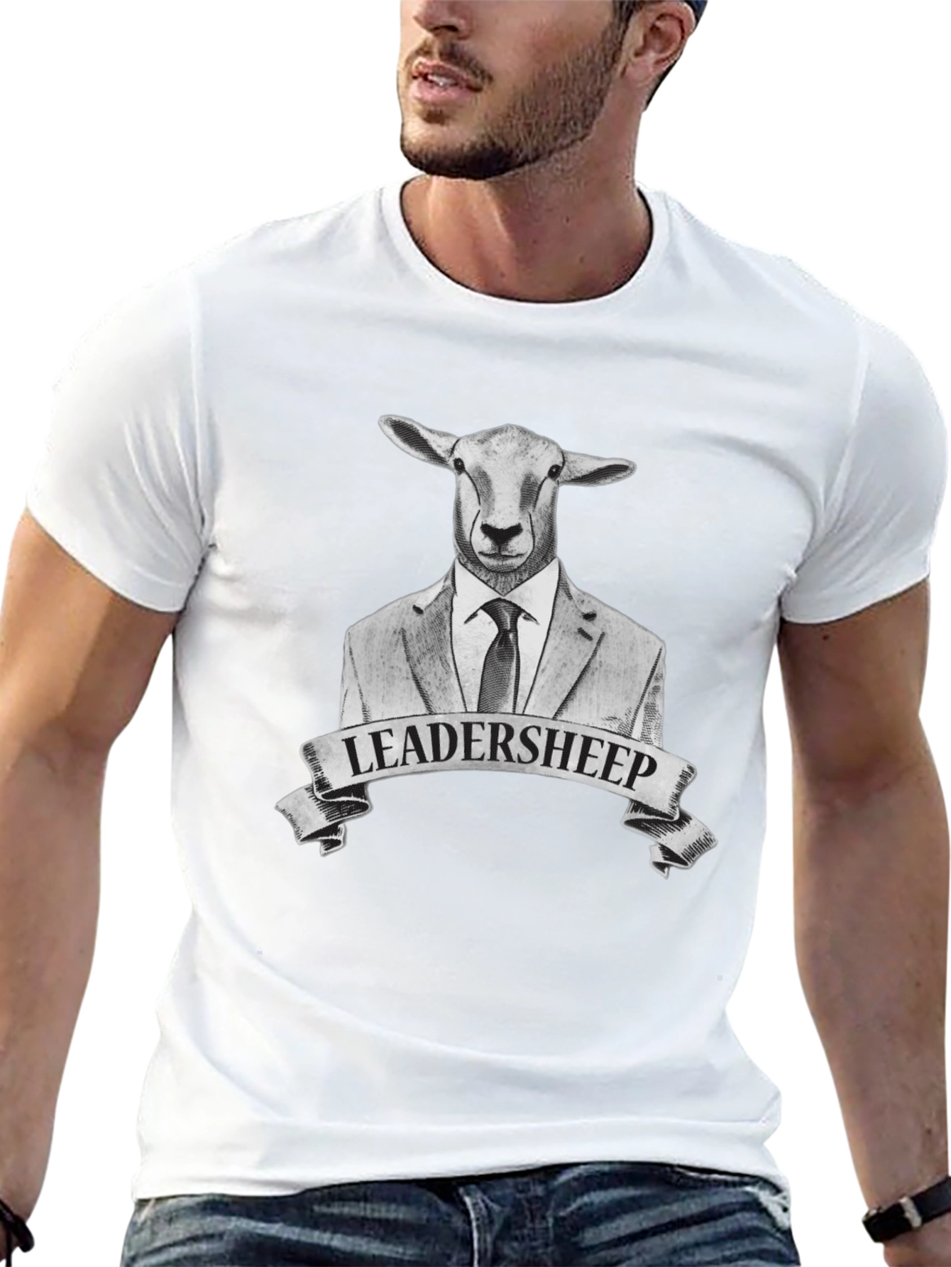 Leadersheep Graphic Tee - Black