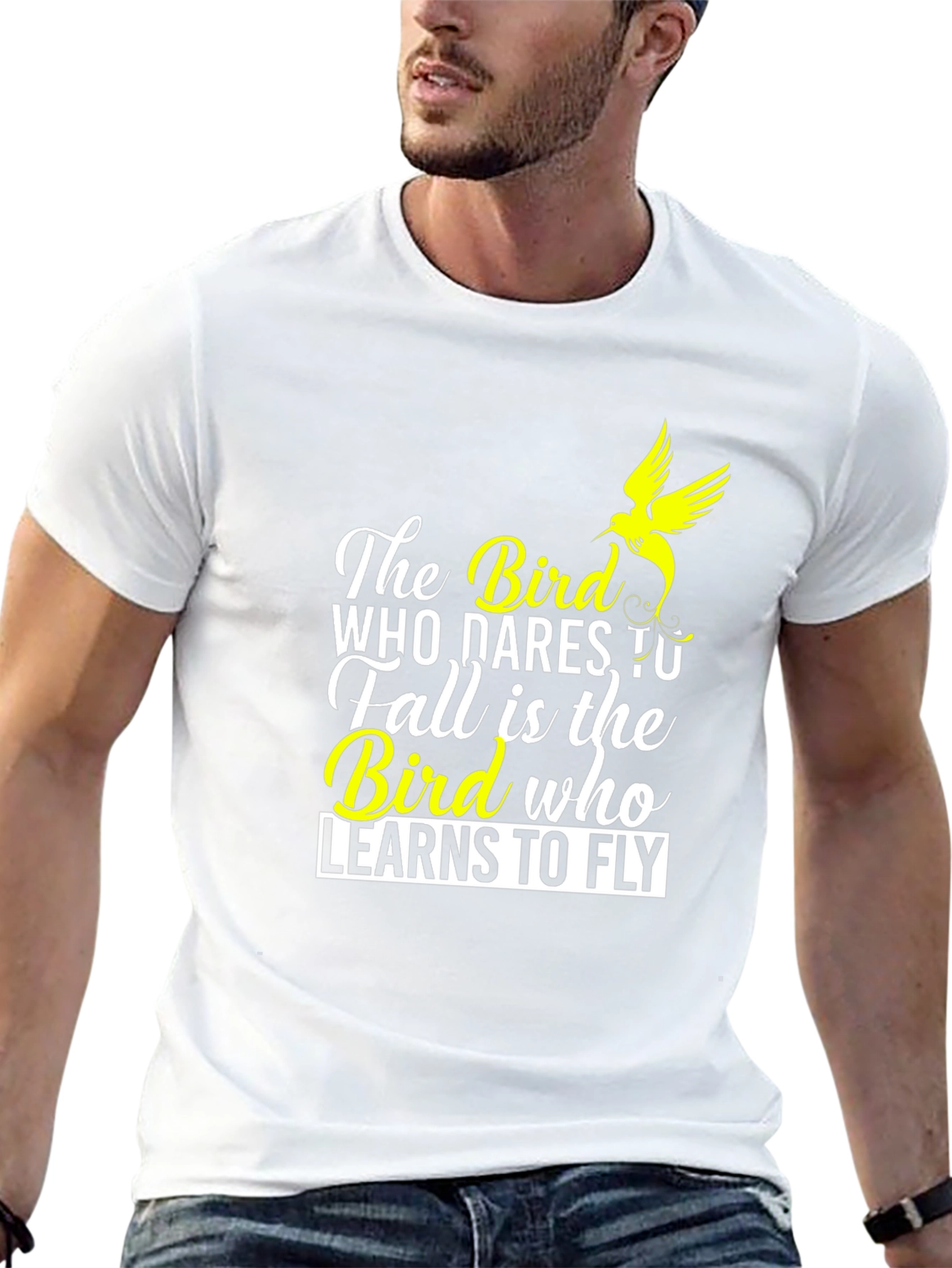 The Bird Who Dares to Fall Graphic Tee