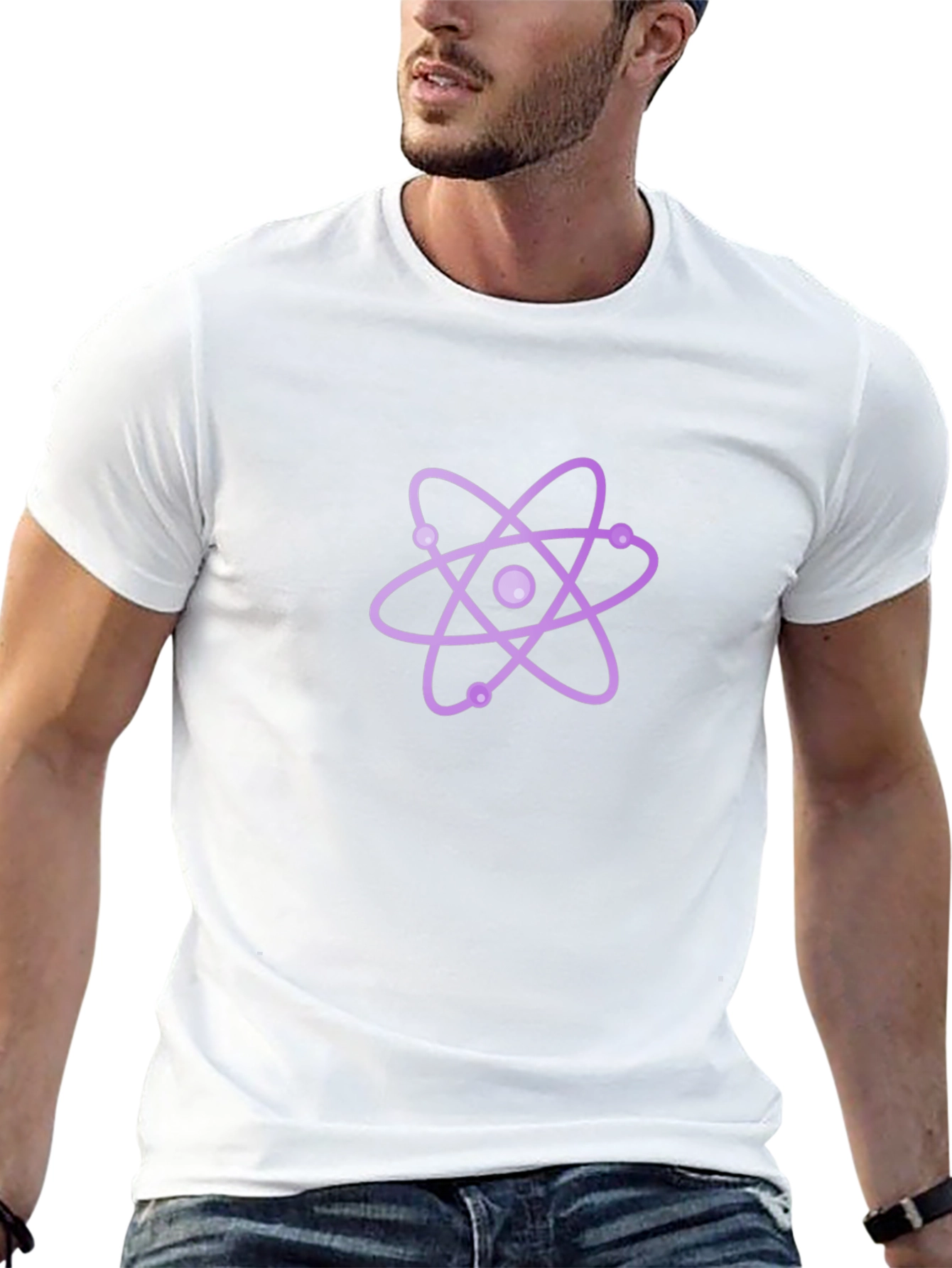 Atom Graphic Tee - Science Style
