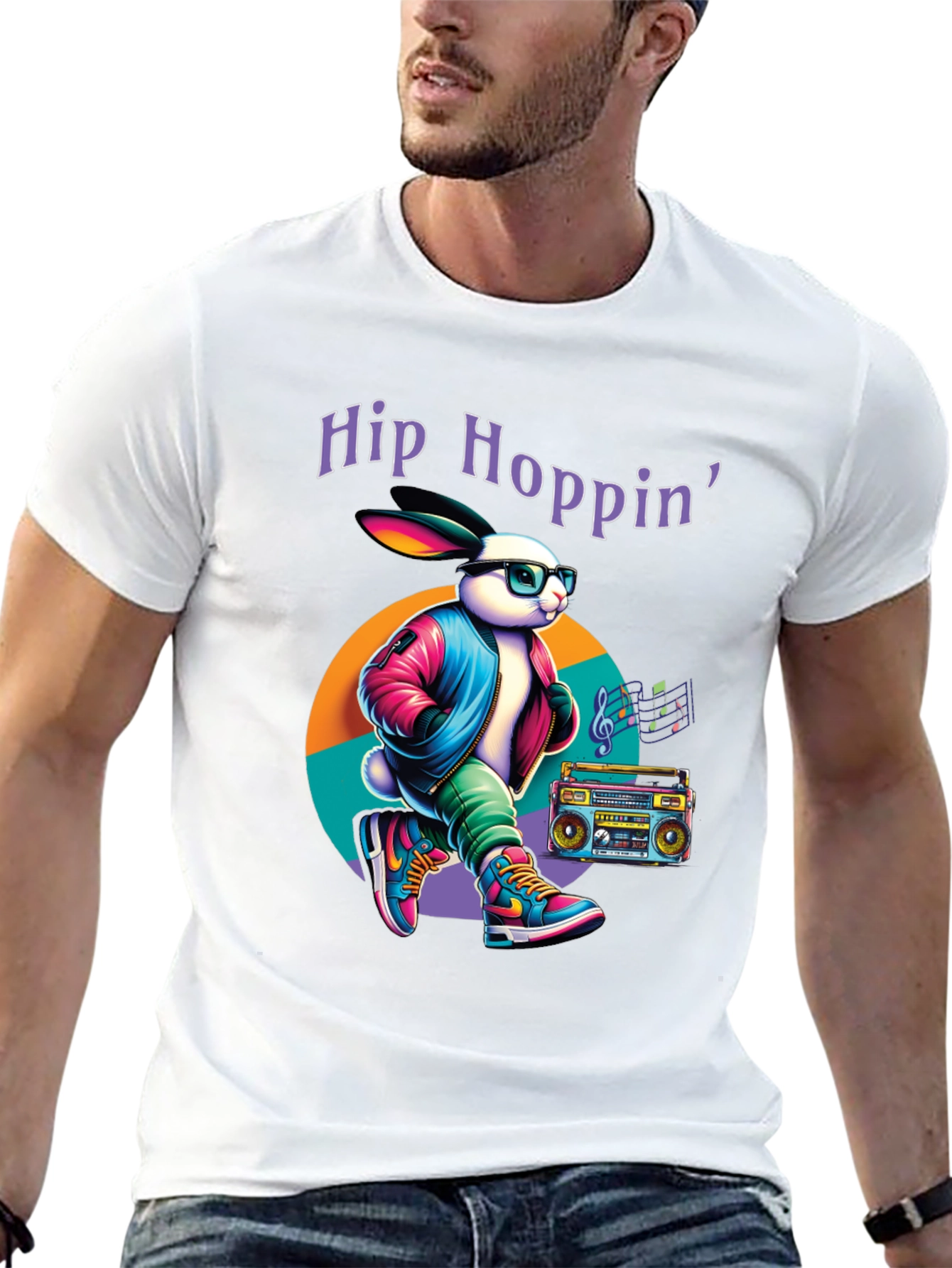 Hip Hoppin Rabbit Graphic Tee