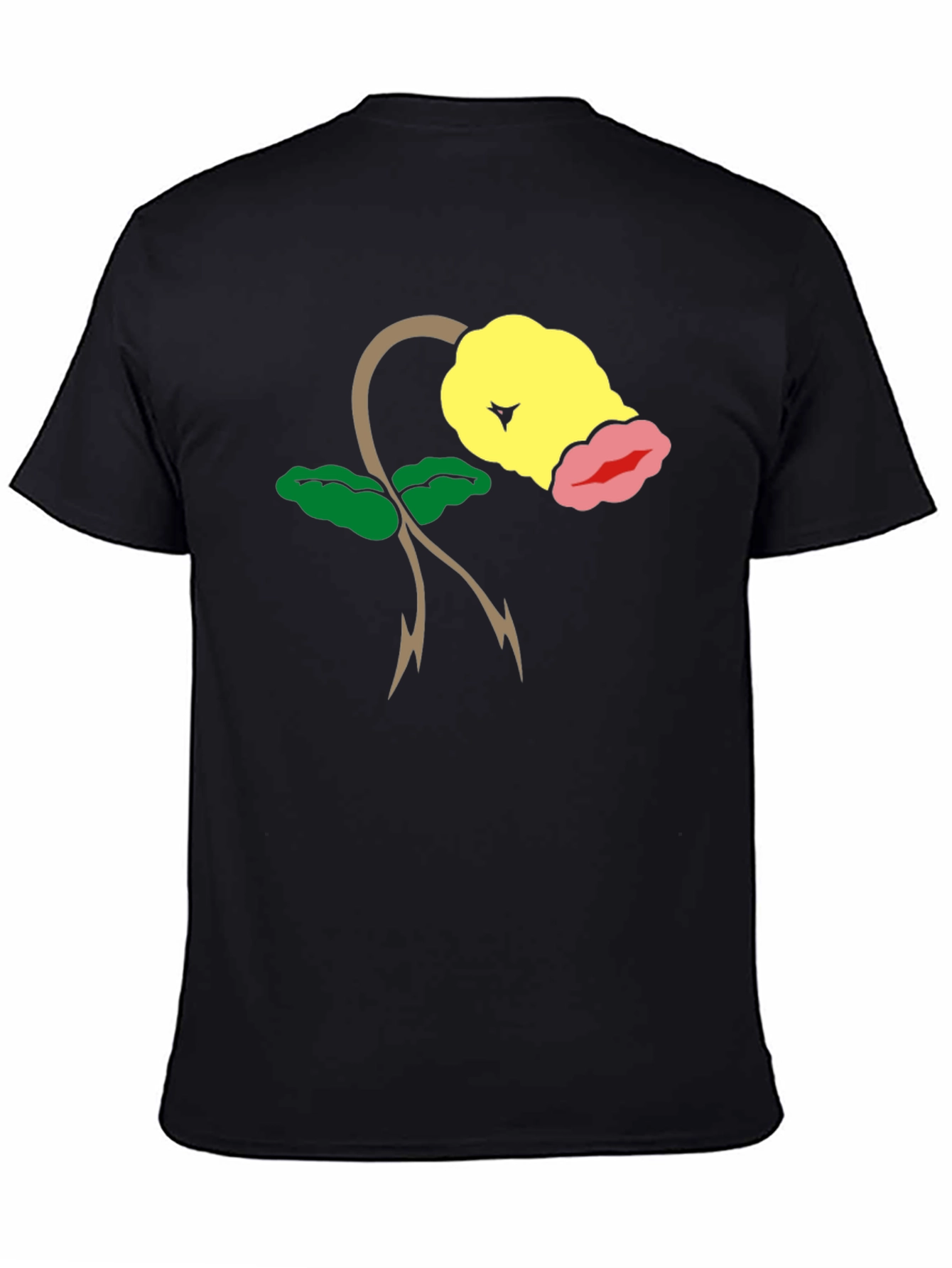 Bellsprout Pokemon Black T-Shirt