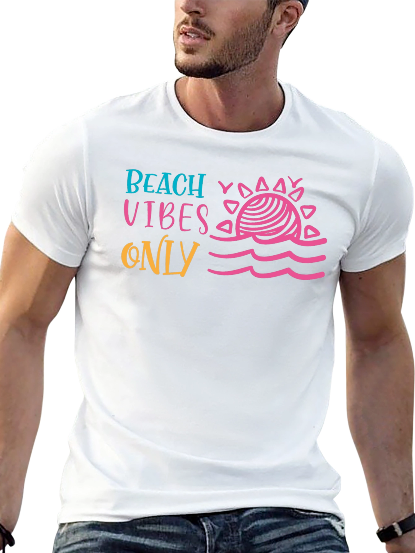 Beach Vibes Only T-Shirt Summer Fun