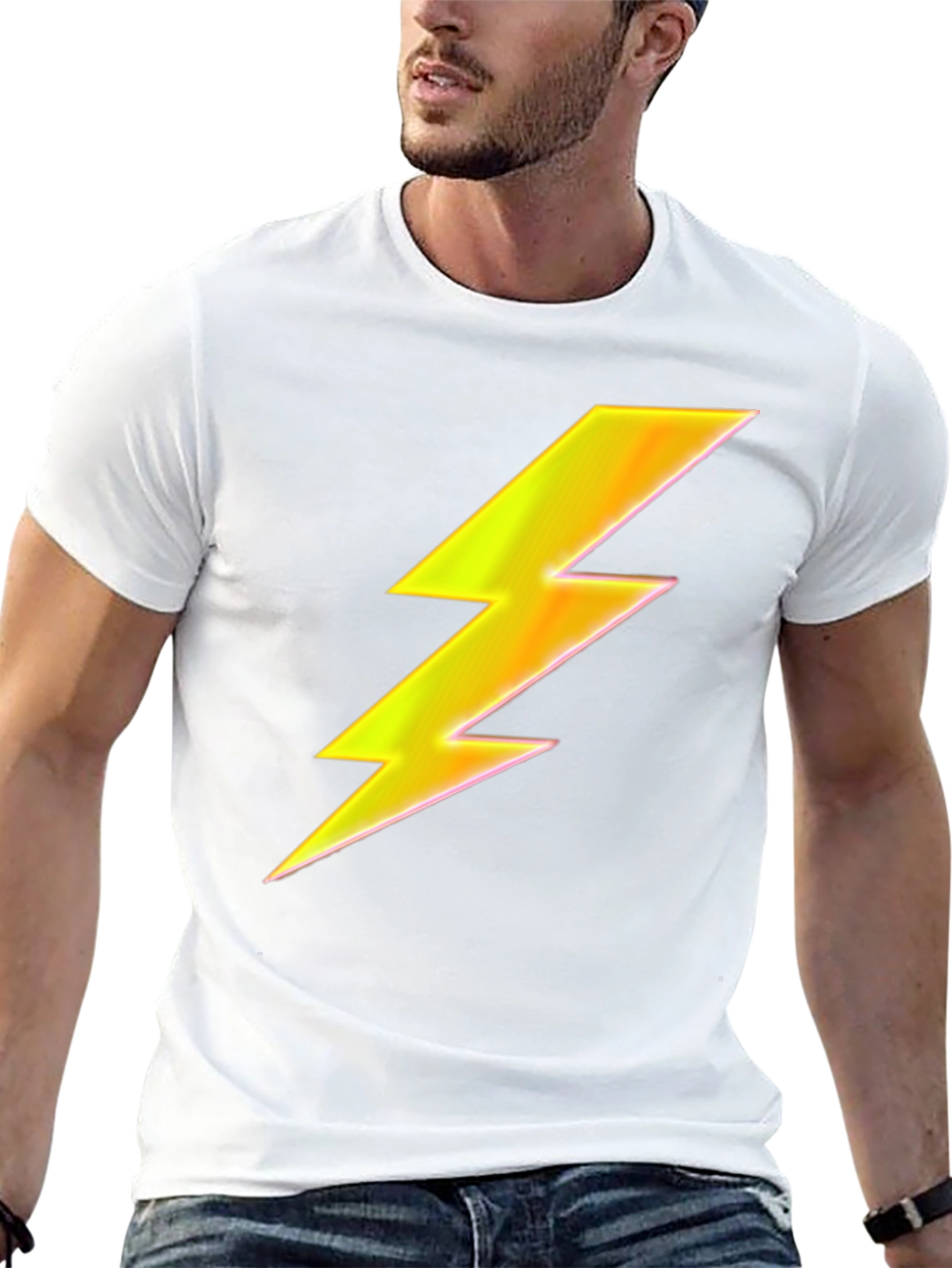 Lightning Bolt Graphic Tee - Electric Style!