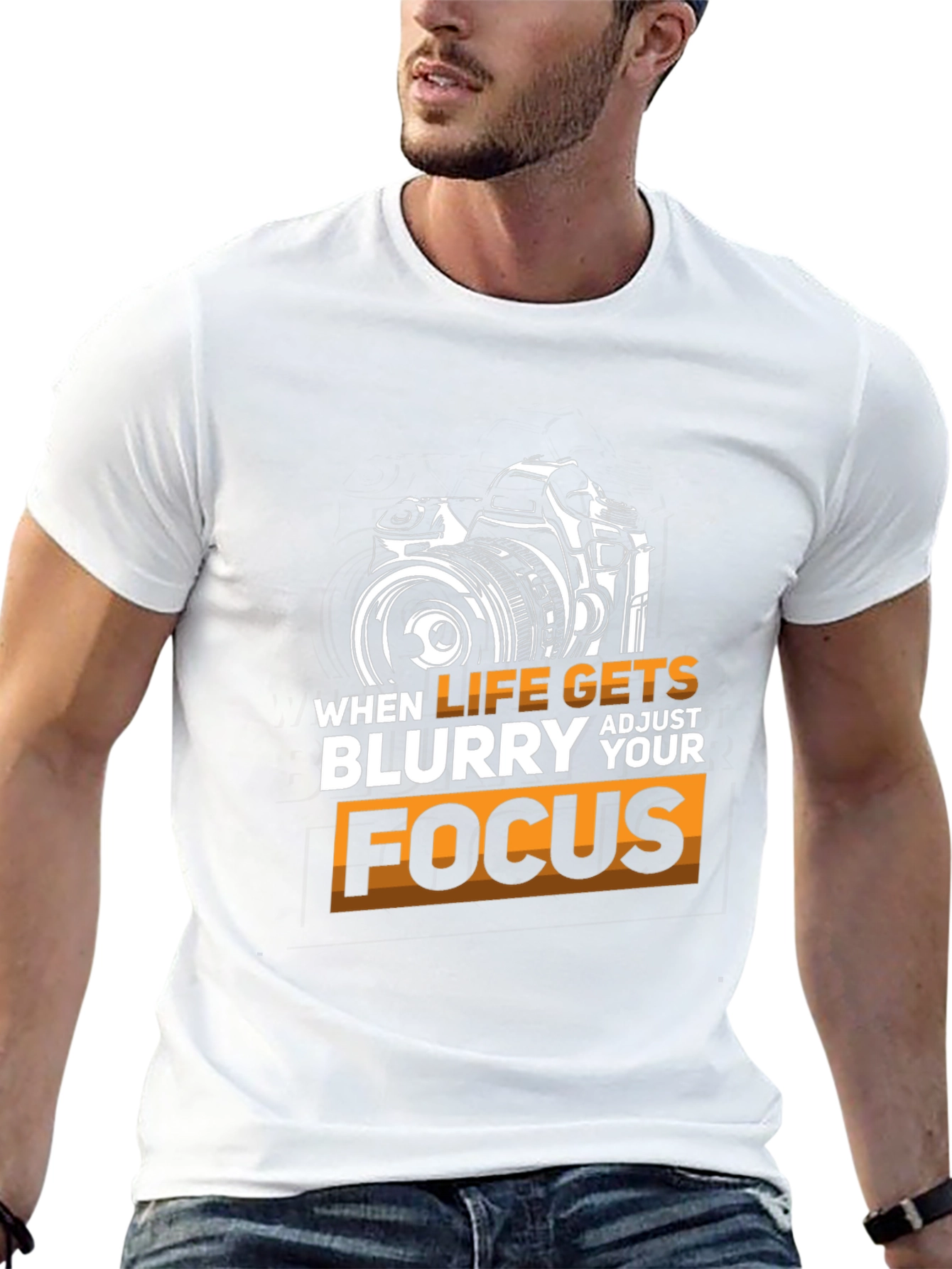 Life Focus Graphic T-Shirt - Photography Lover Tee