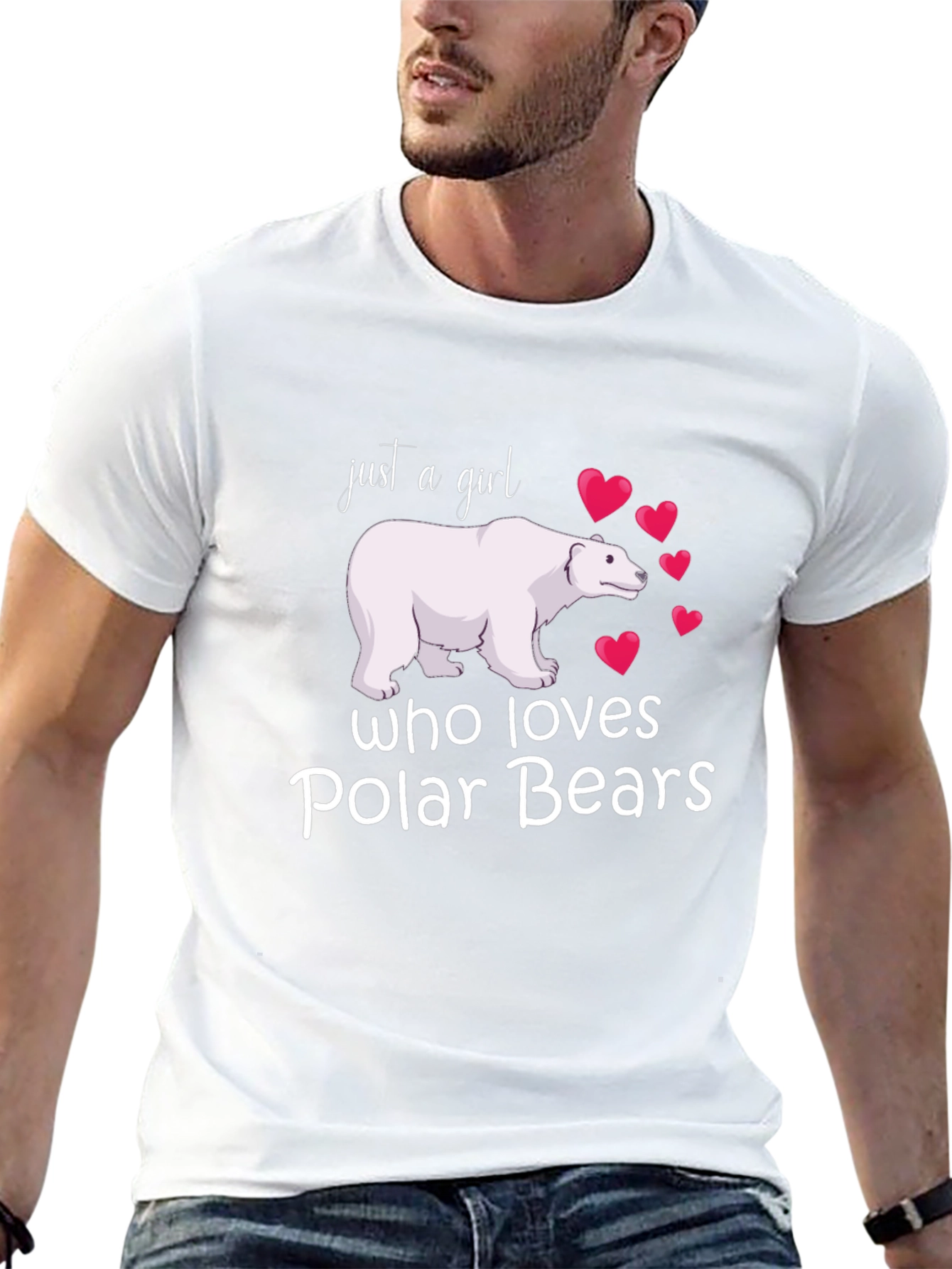 Just a Girl Who Loves Polar Bears T-Shirt
