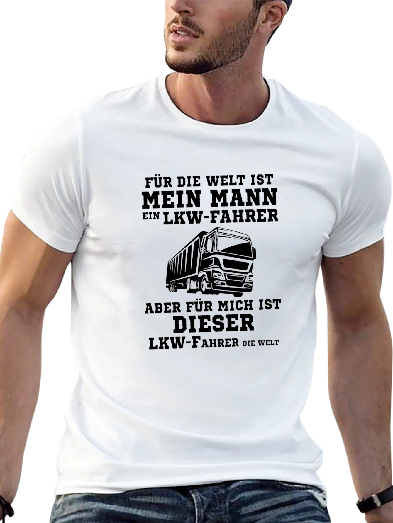 Truck Driver Husband T-Shirt - Novelty Gift