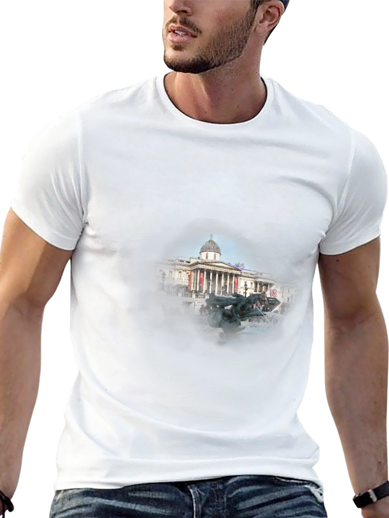 Londons Trafalgar Square Graphic Tee
