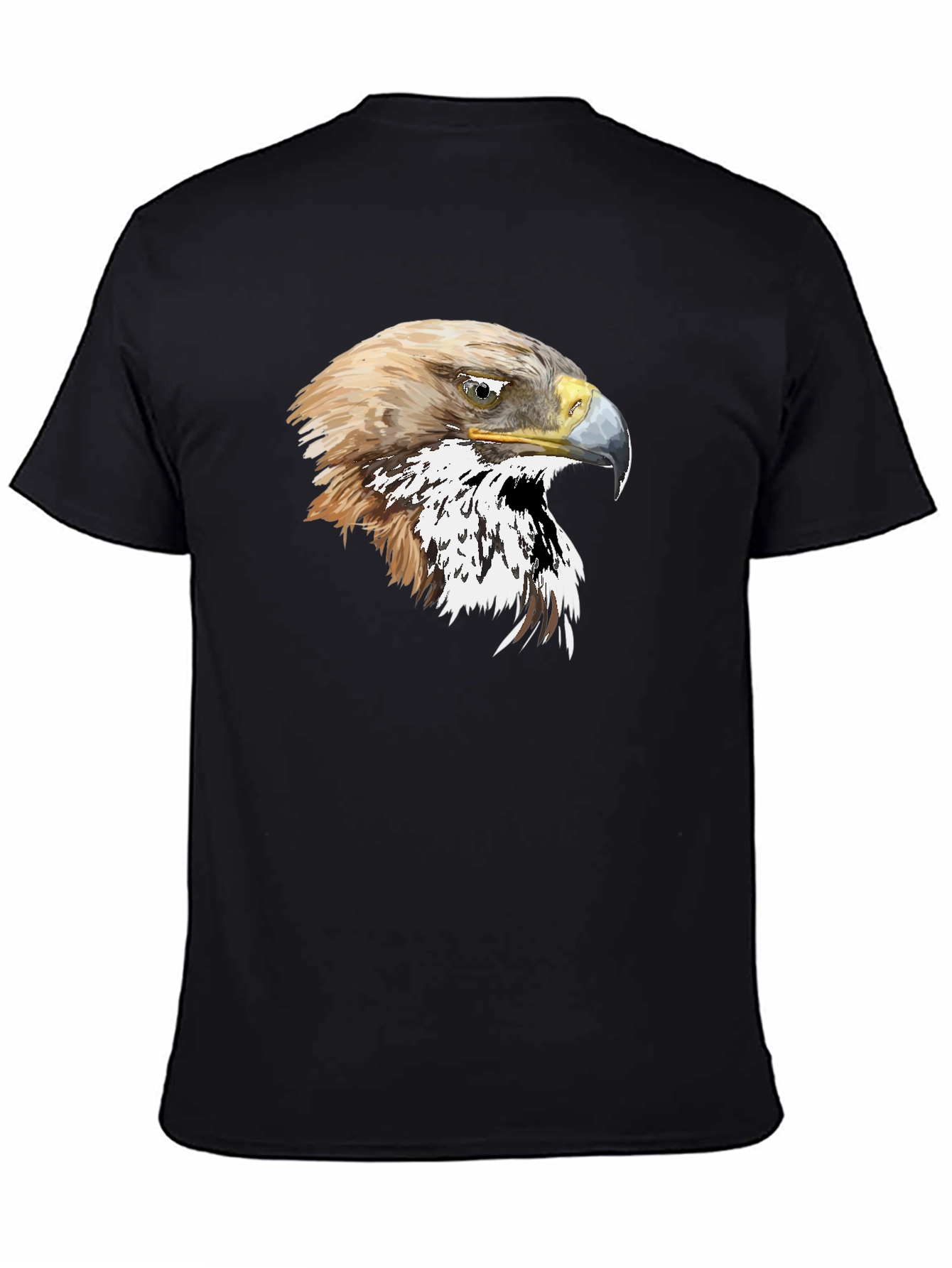 Eagle Graphic T-Shirt - Black Cotton Tee