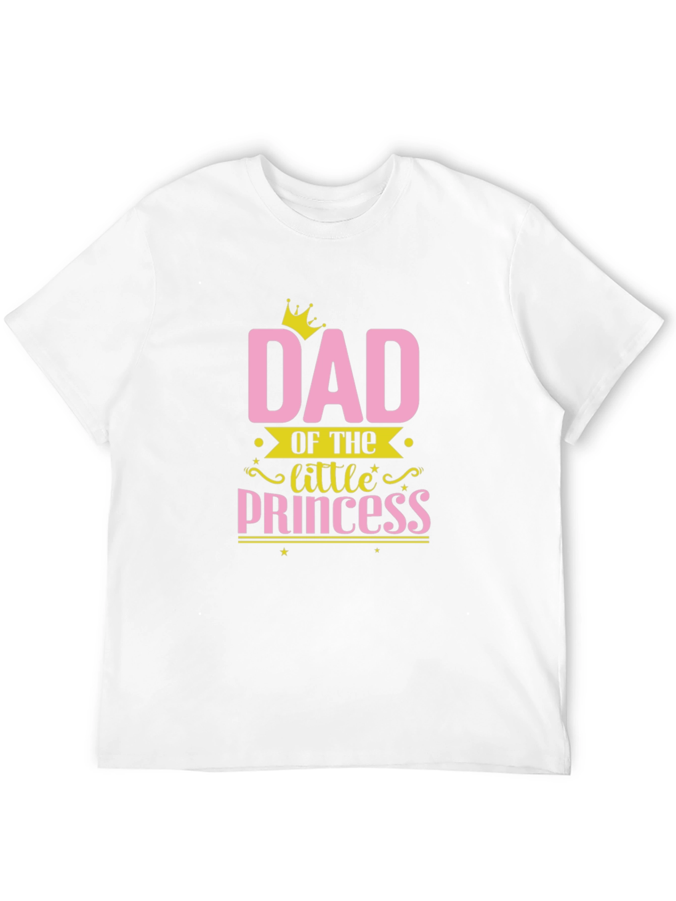 Dad of the Little Princess Black T-Shirt