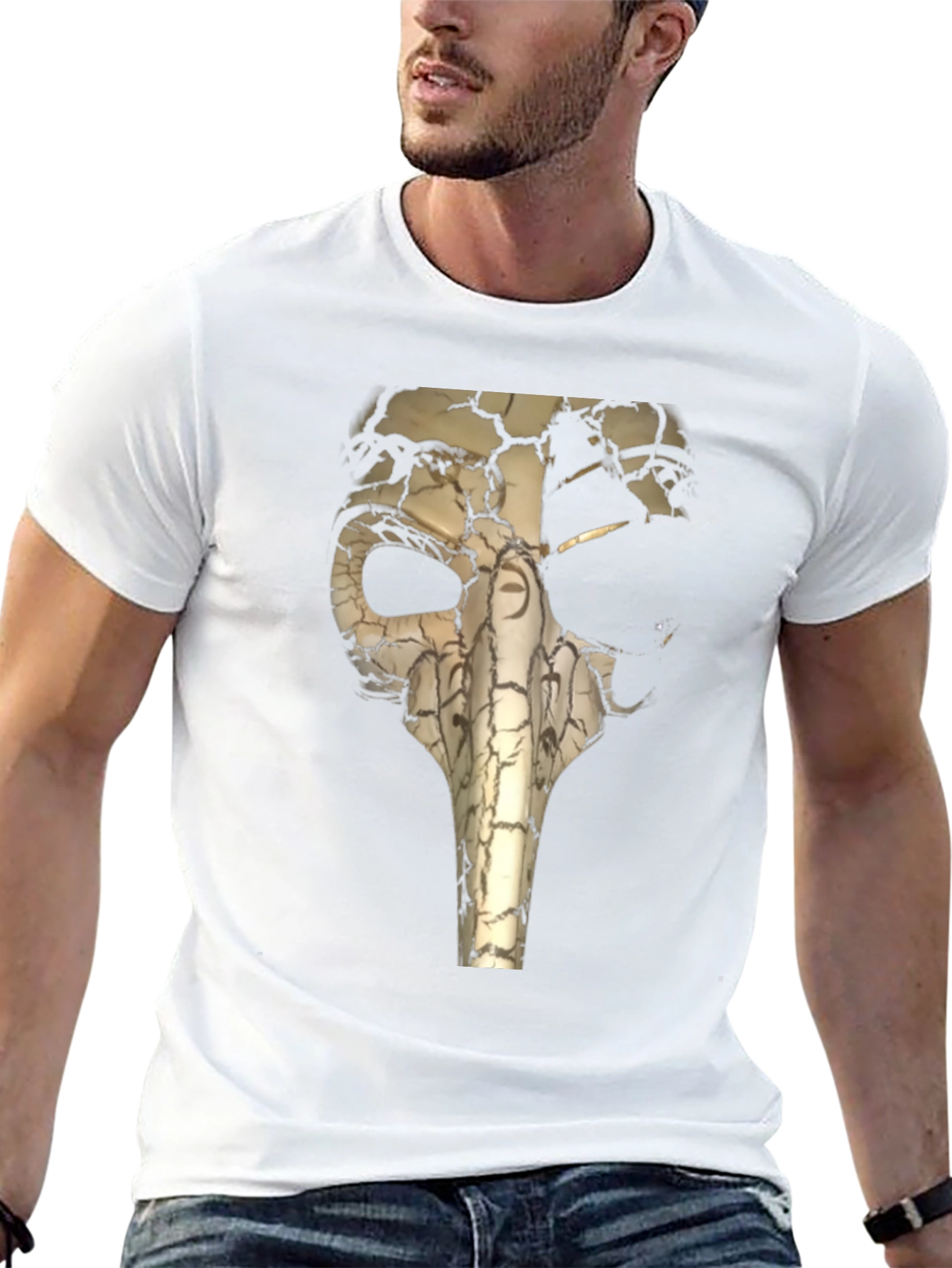 Mystic Cracked Mask Graphic Tee