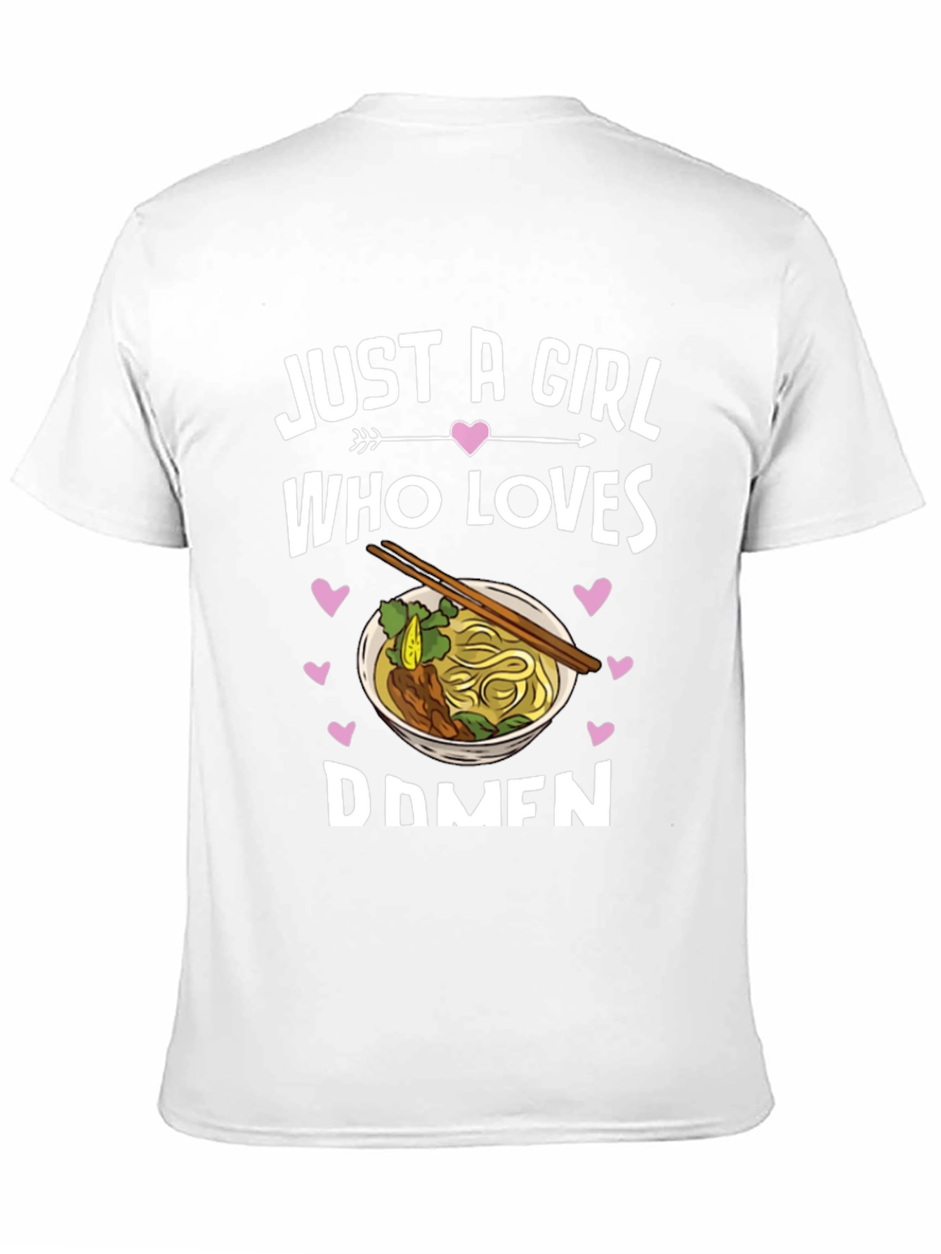 Just A Girl Who Loves Ramen Graphic Tee