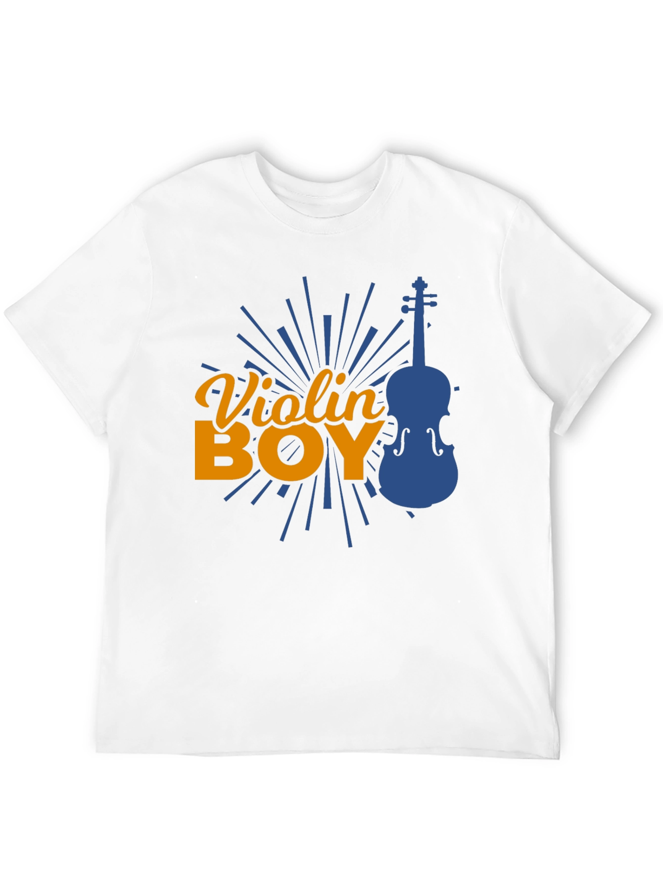 Violin Boy Graphic Tee - Music Lover T-Shirt