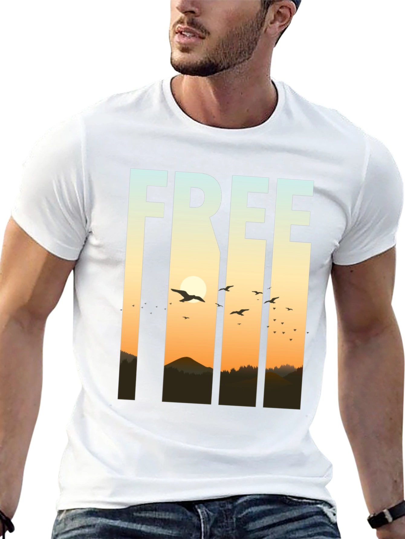 Freedom Graphic T-Shirt - Nature Inspired Design