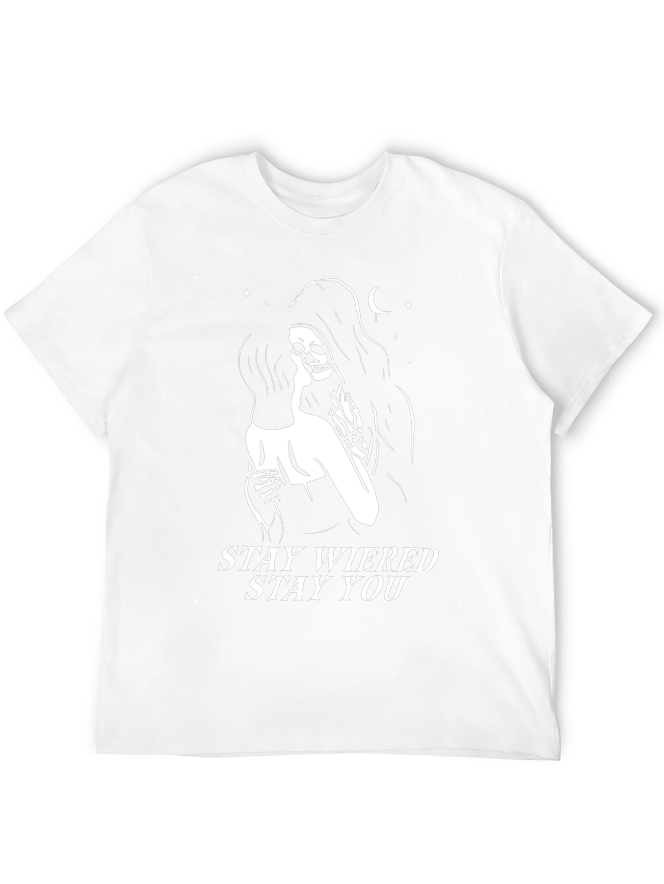 Stay Weird Stay You Graphic Tee - Black