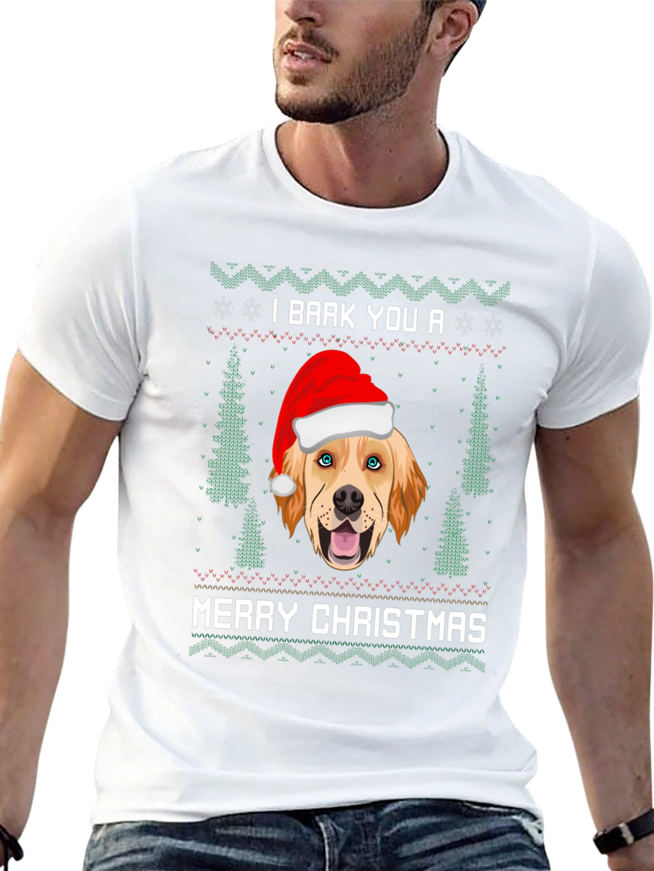 I Bark You a Merry Christmas Dog T-Shirt