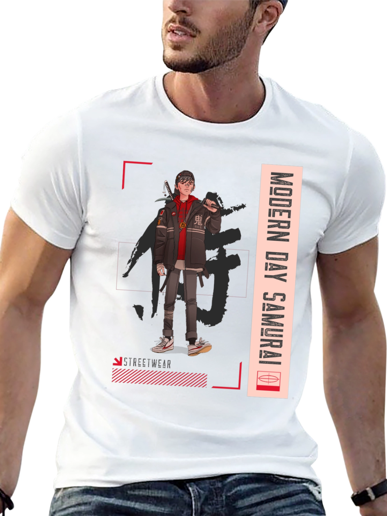 Modern Day Samurai Graphic T-Shirt