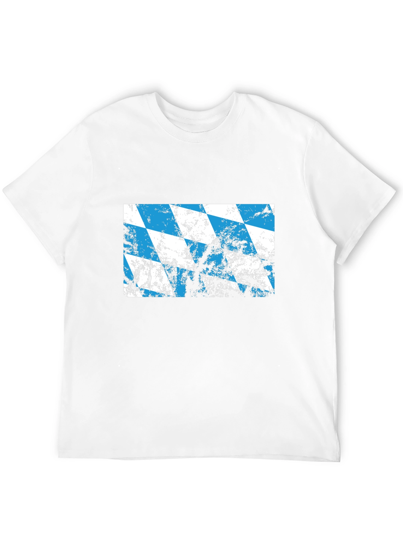 Mens Bavarian Flag Graphic T-Shirt