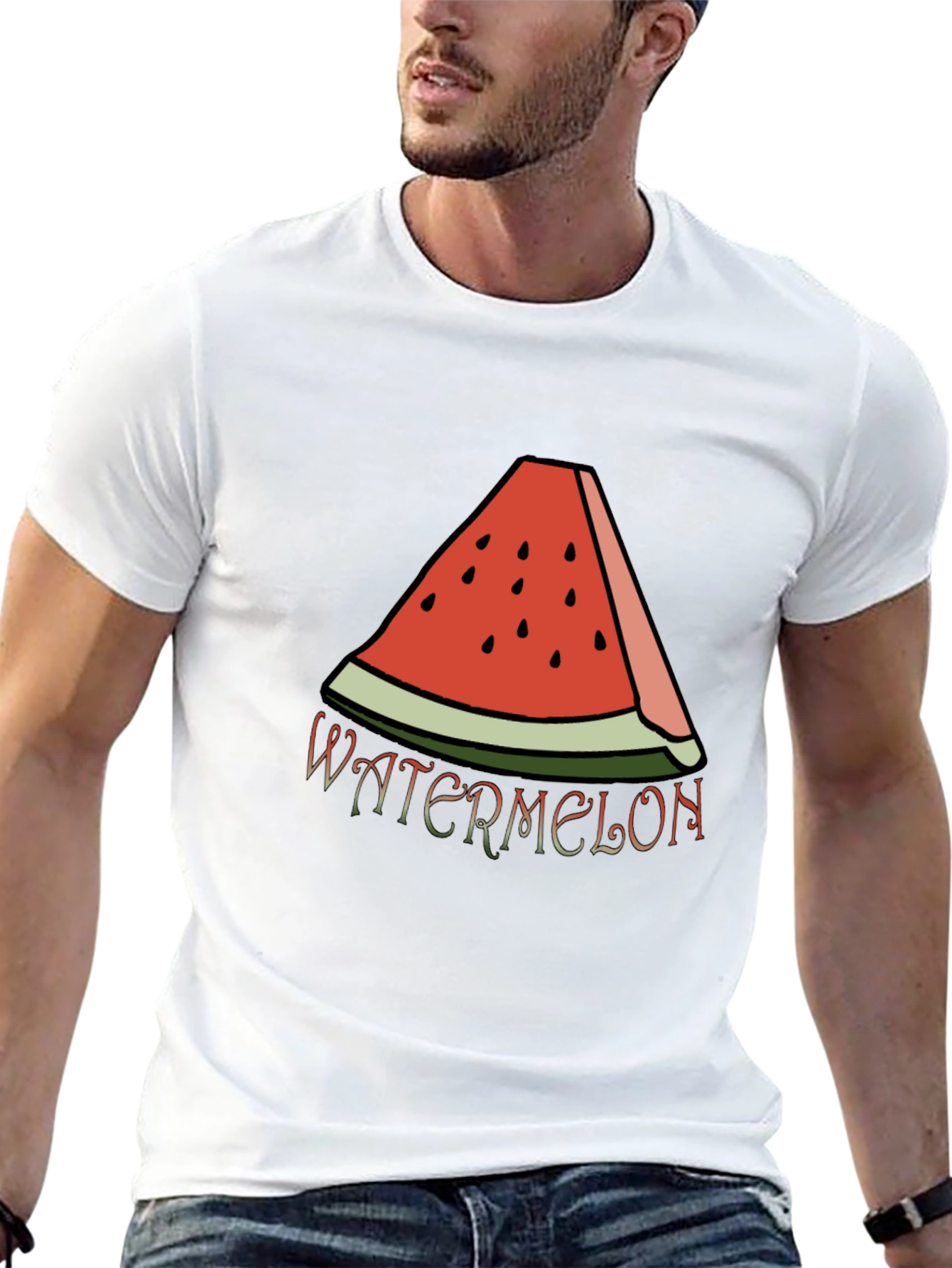 Watermelon Slice Graphic Tee - Casual Summer Style