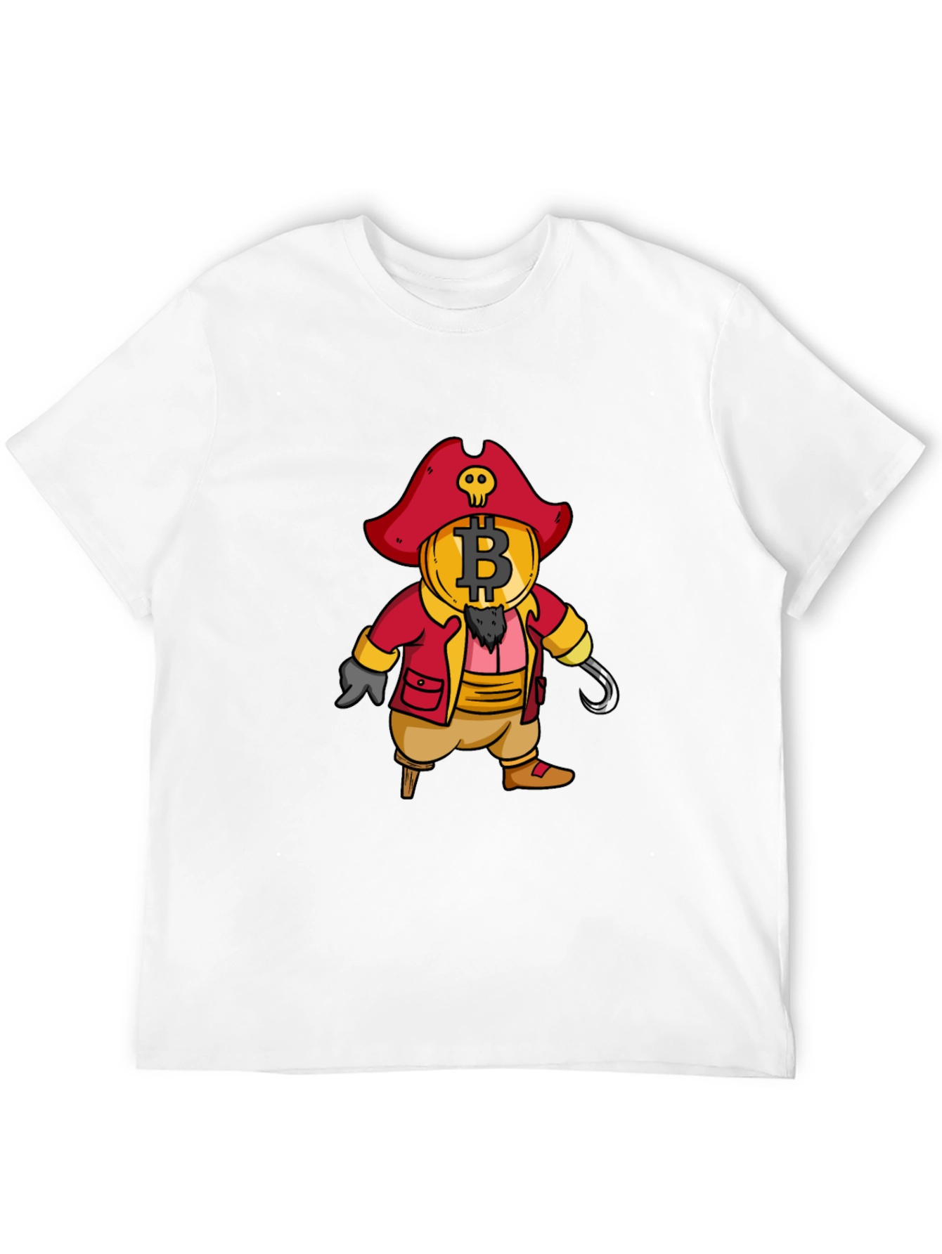 Bitcoin Pirate T-Shirt - Crypto Treasure Tee