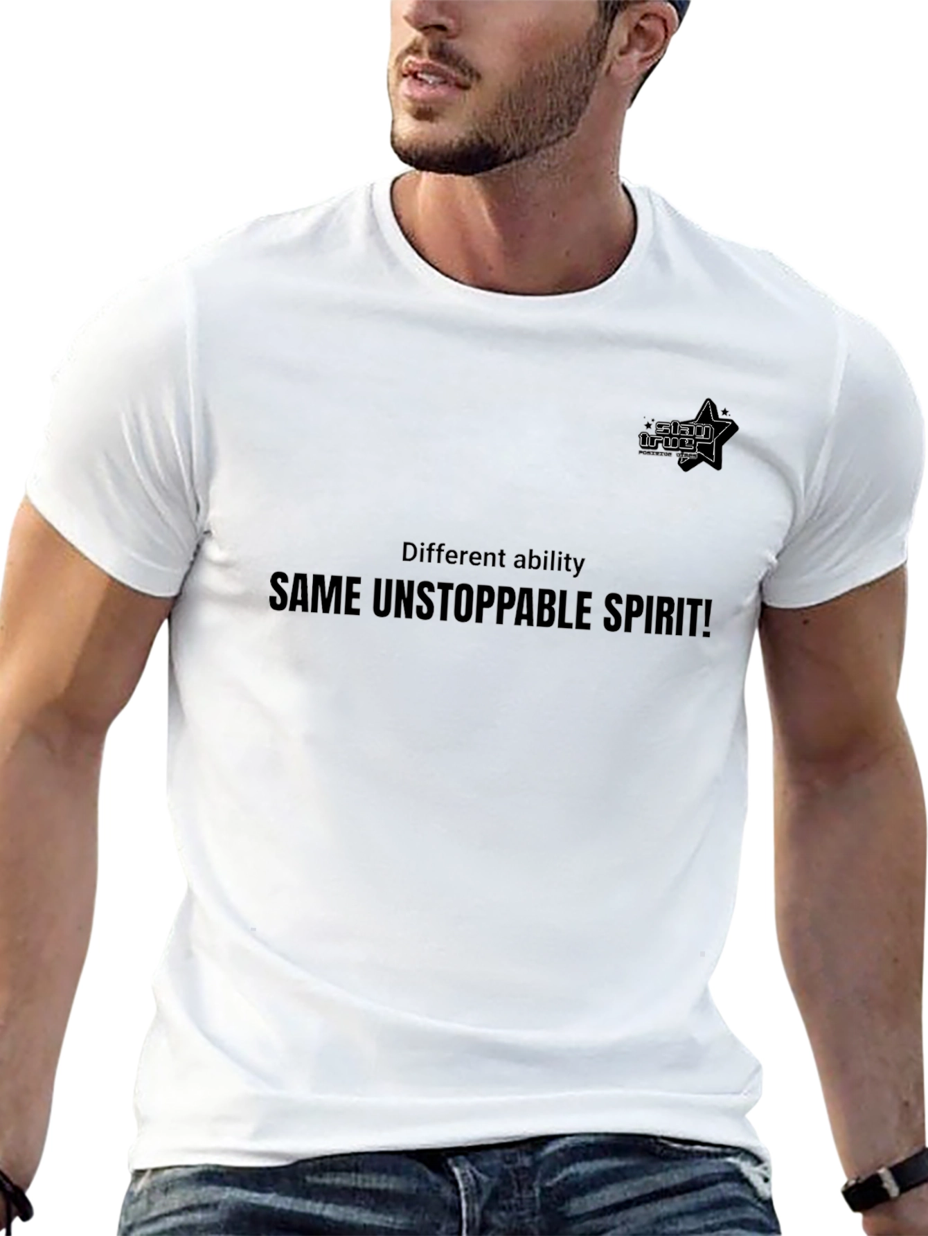 Unstoppable Spirit Graphic Tee - Black