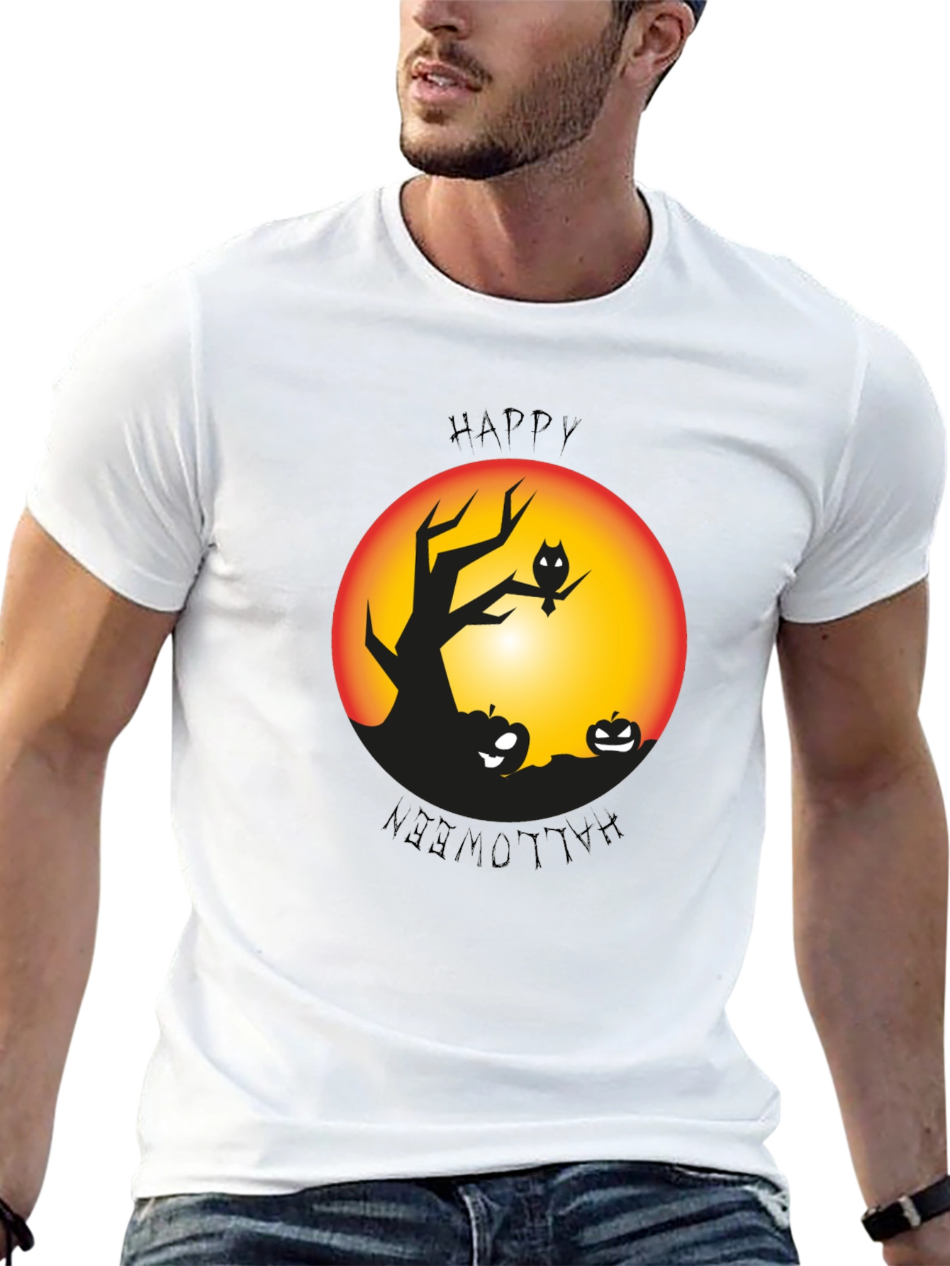 Halloween Graphic Tee - Spooky Season Shirt
