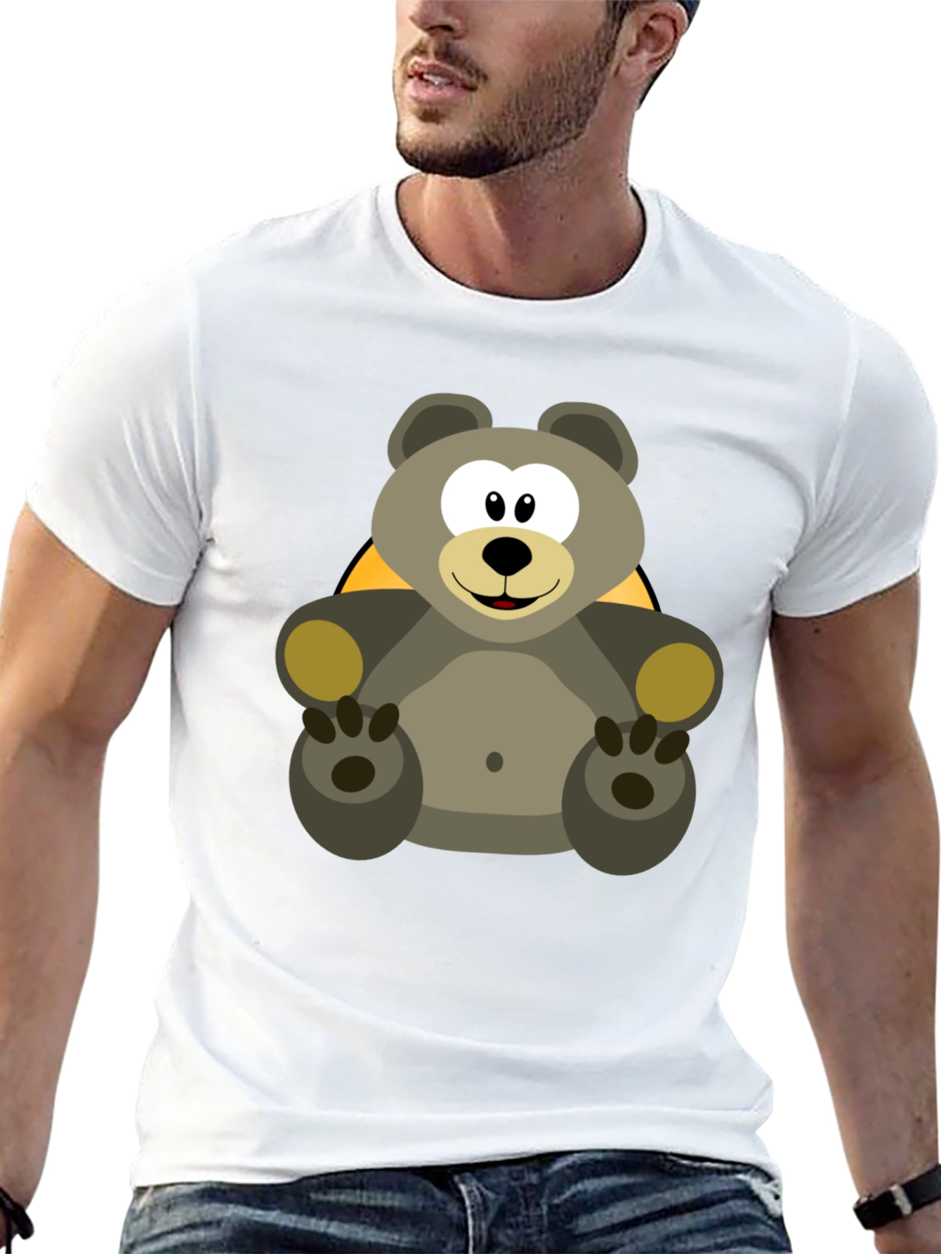 Cartoon Bear T-Shirt - Fun & Casual!