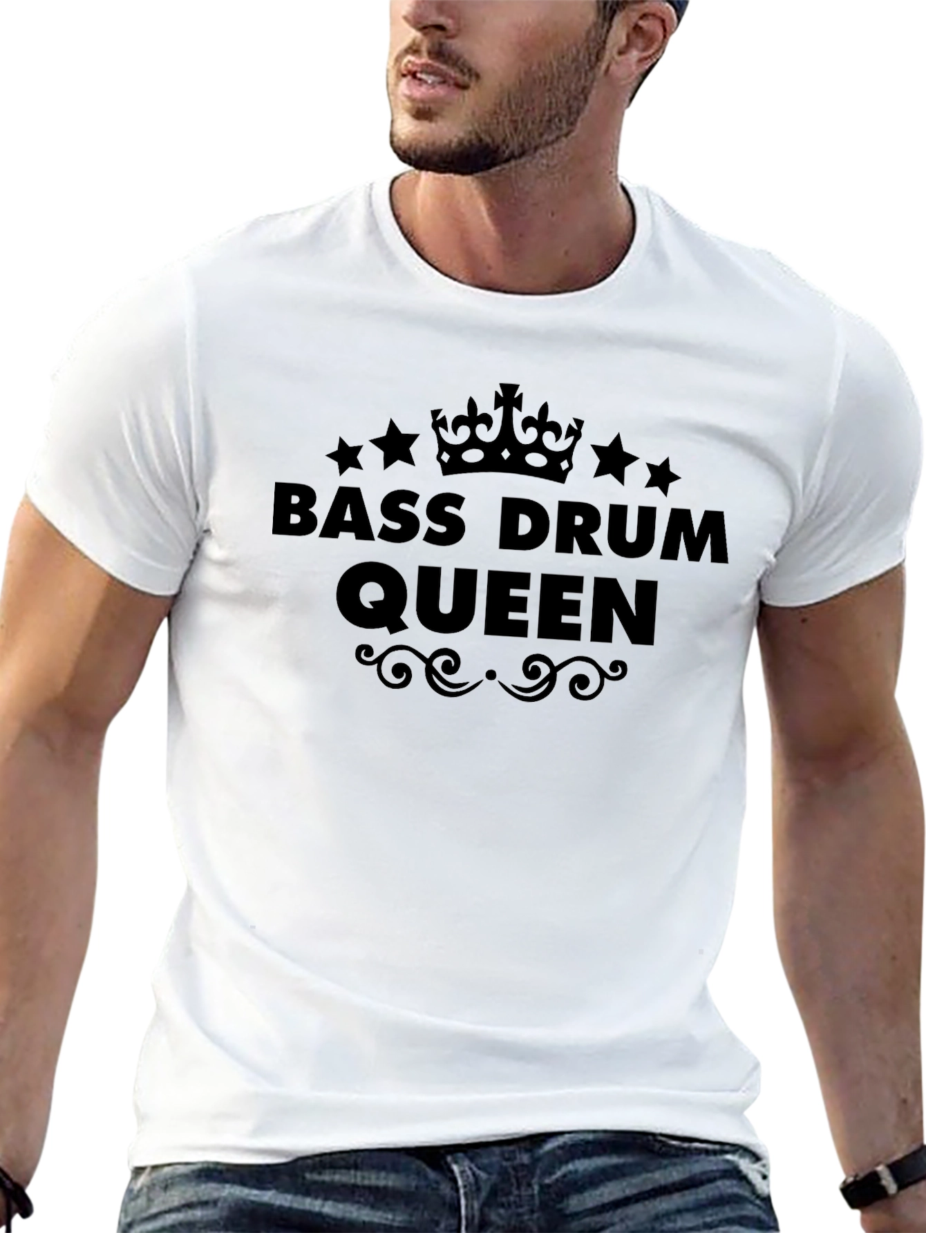 Bass Drum Queen Graphic T-Shirt