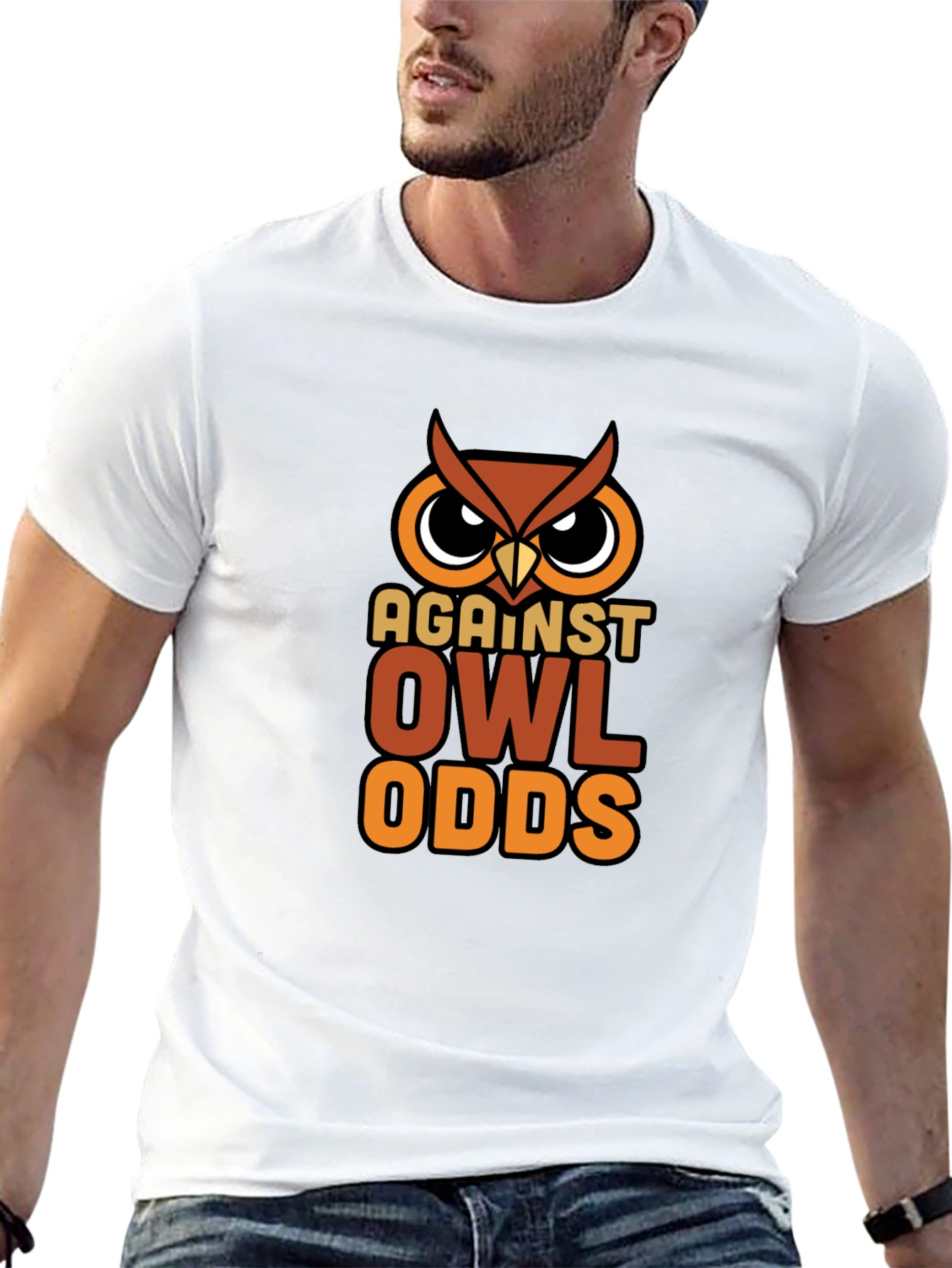 Against Owl Odds Graphic Tee - Unisex