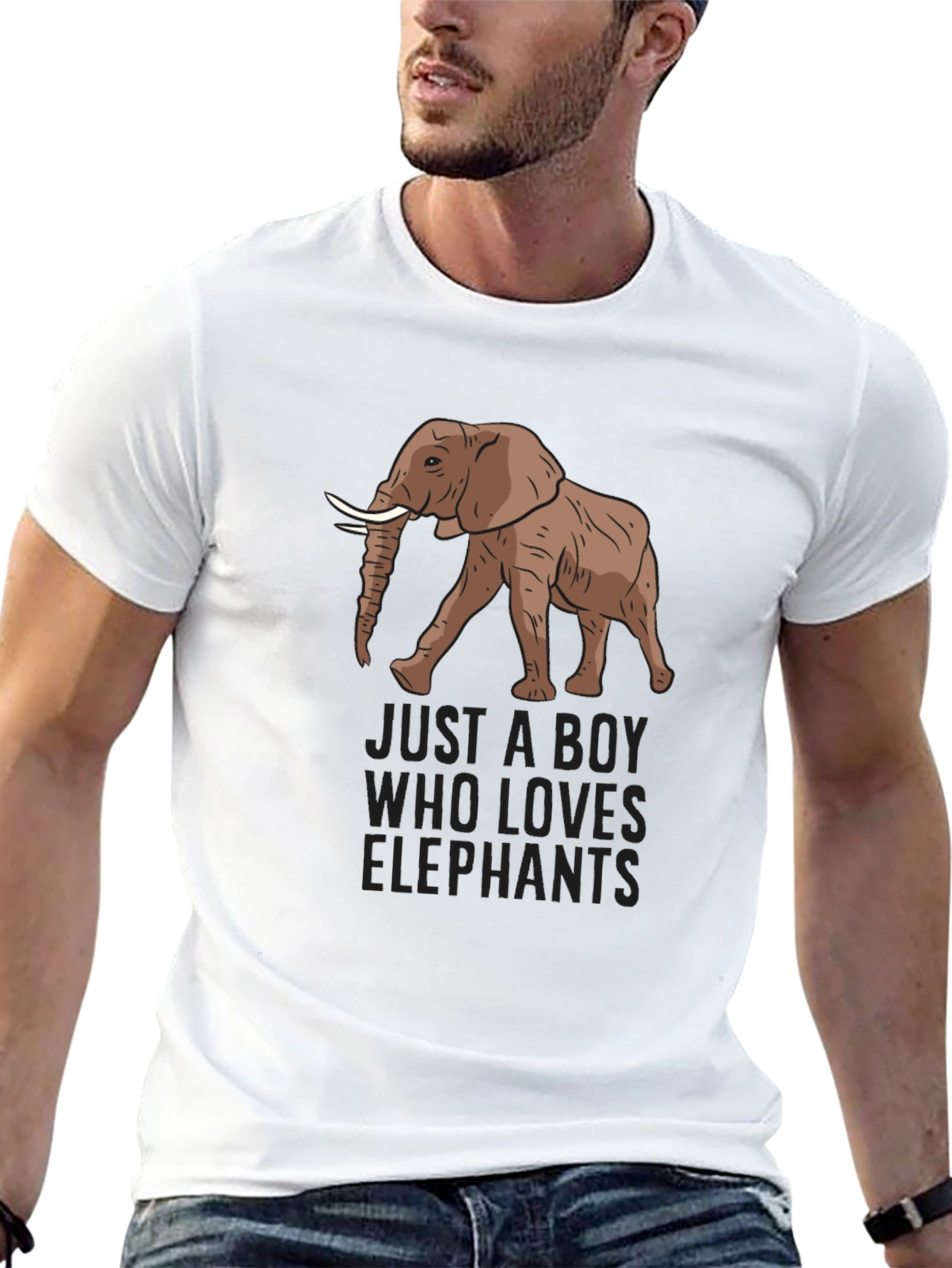 Elephant Lover Graphic T-Shirt
