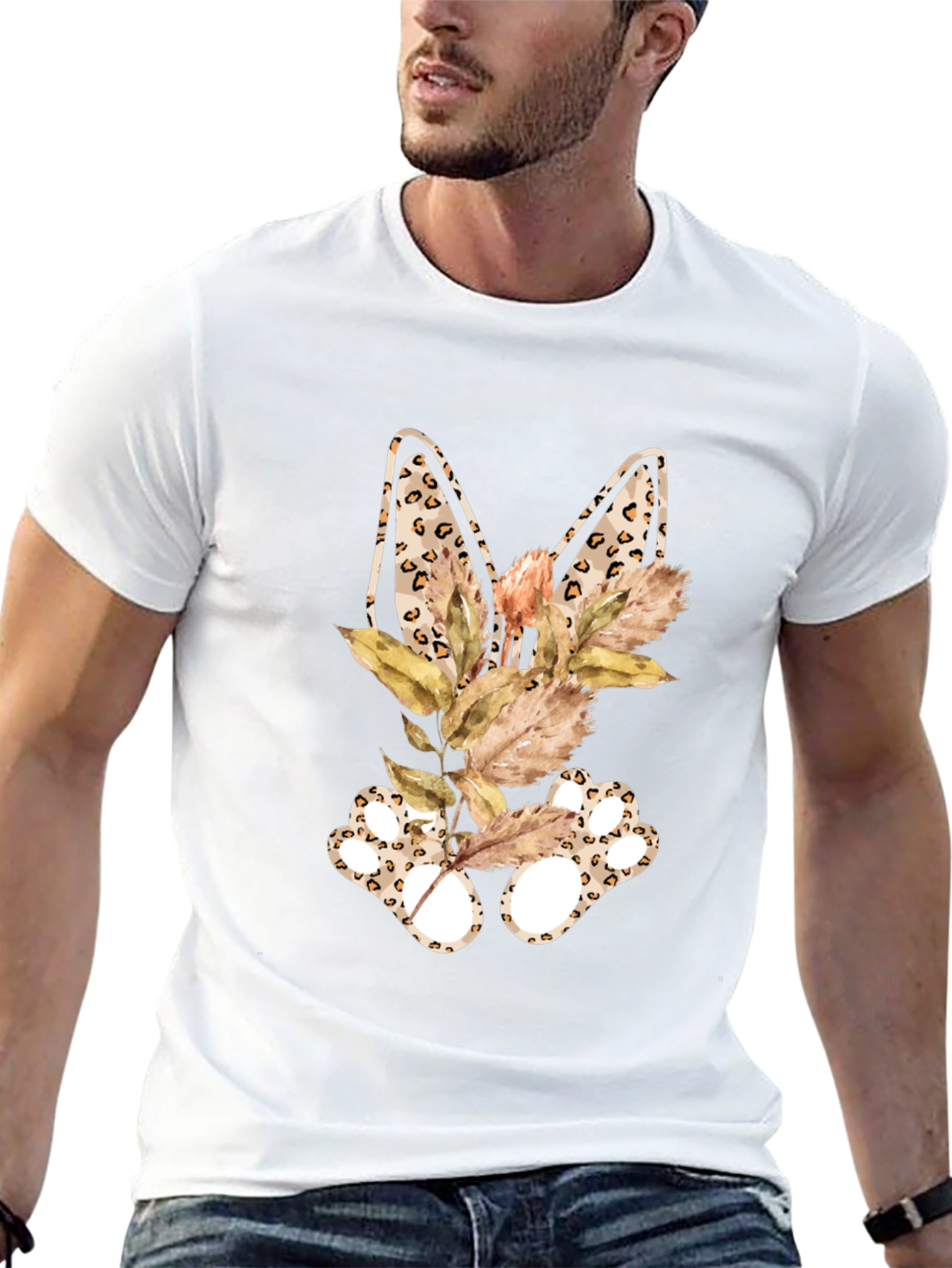 Leopard Bunny Ears T-Shirt