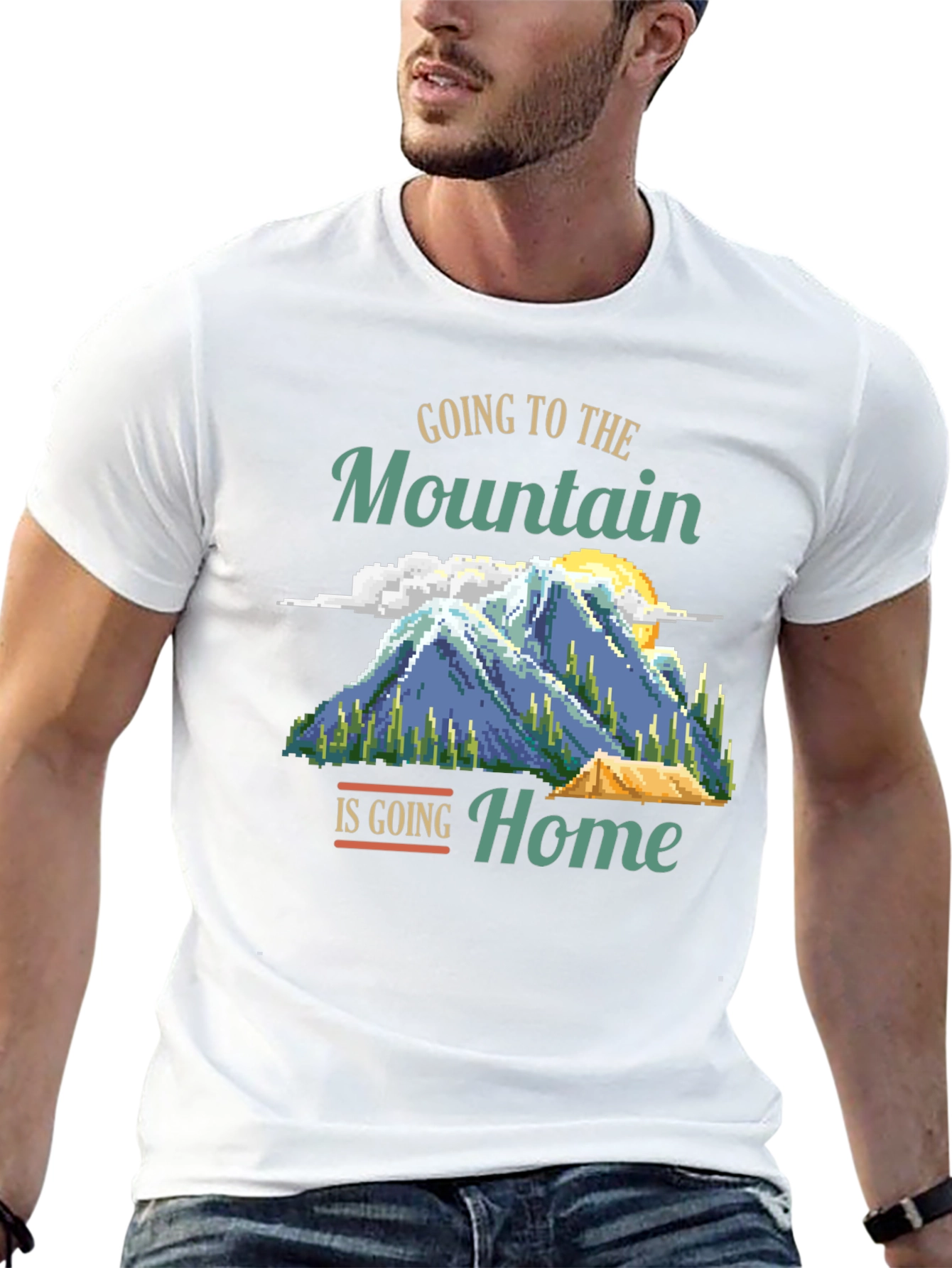 Mountain Home T-Shirt: Nature Lover Tee