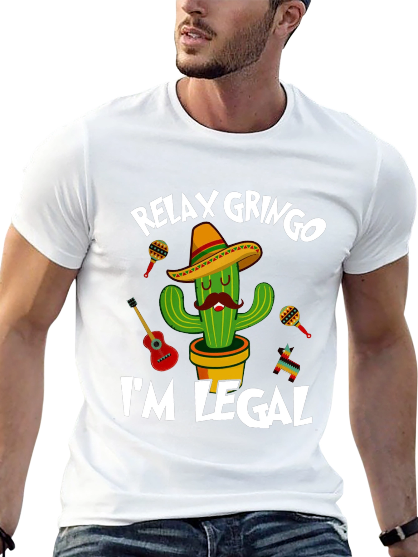 Relax Gringo Im Legal Cactus T-Shirt
