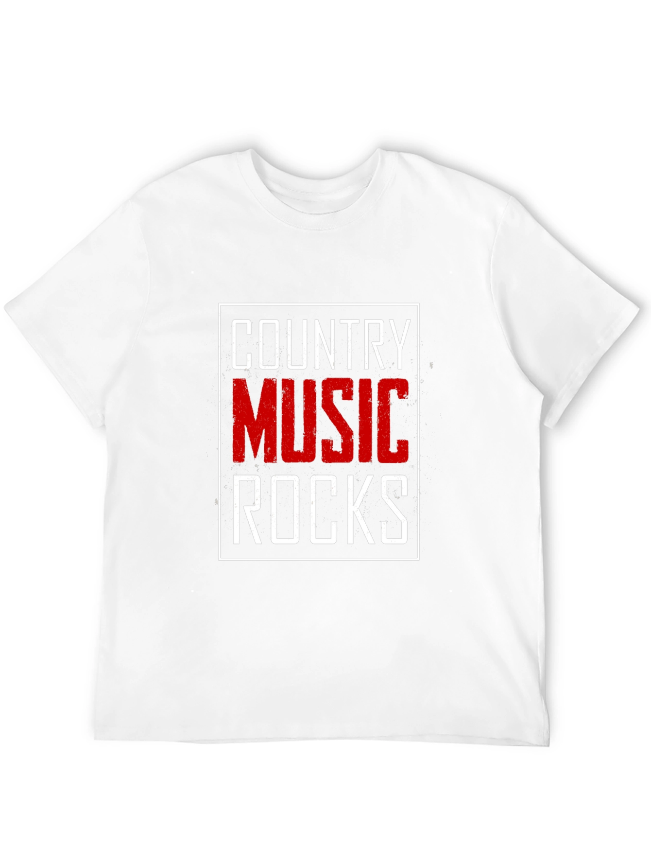 Country Music Rocks Graphic T-Shirt