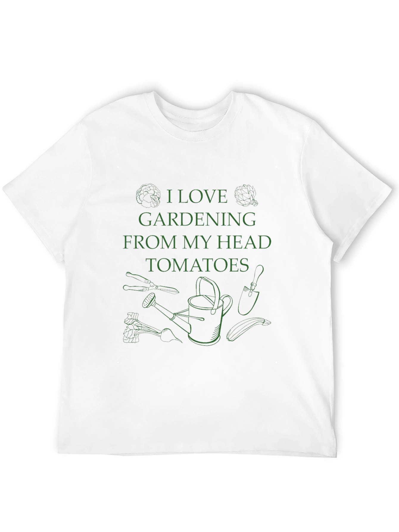 Gardening Lover T-Shirt - From My Head Tomatoes!